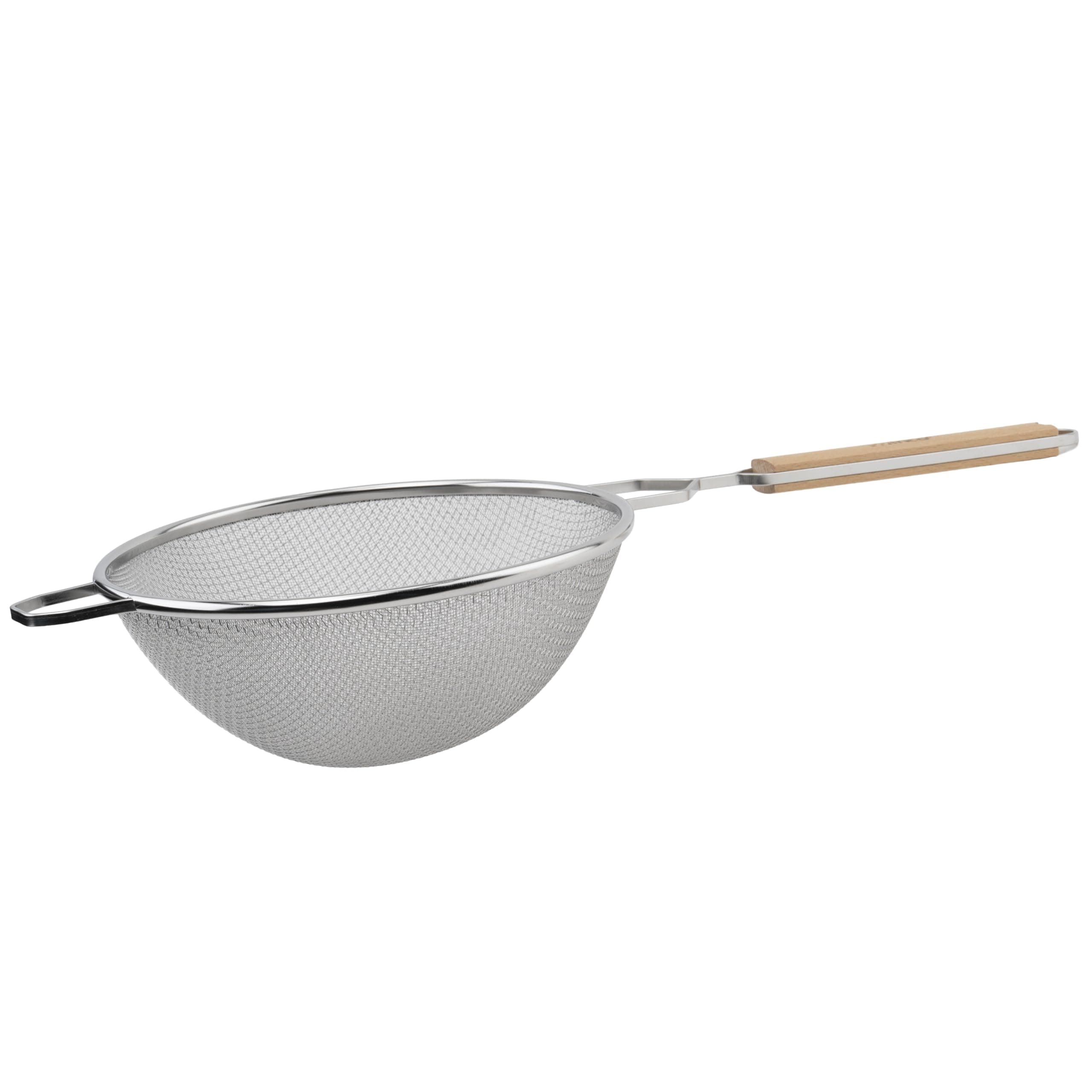 MS2K-10D Strainer, 10.5-Inch Diameter, Double Fine Mesh, Medium, Stainless Steel, Tan