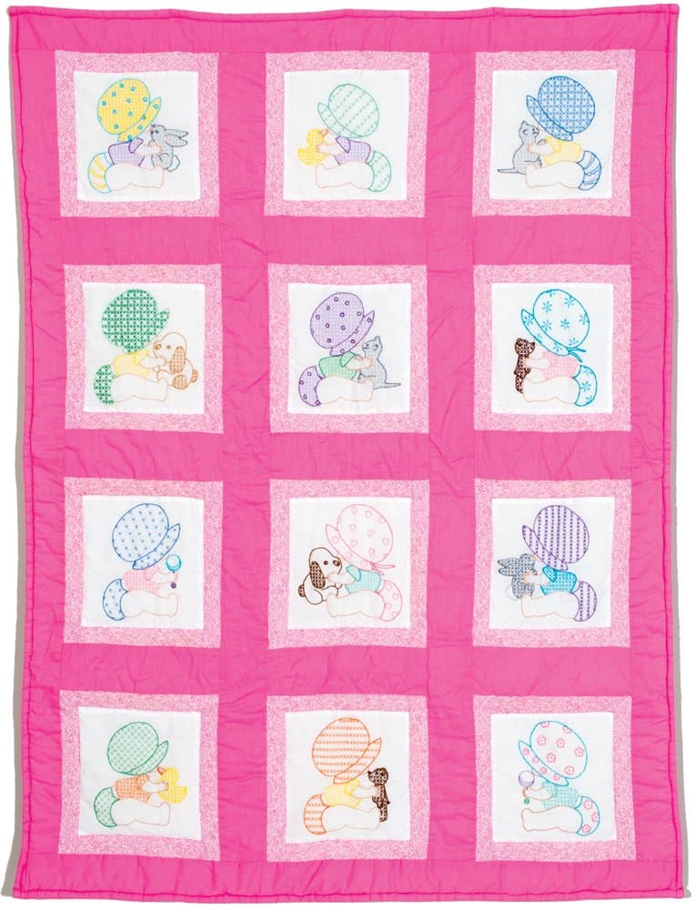Sunbonnet Babies Nursery Quilt Blocks