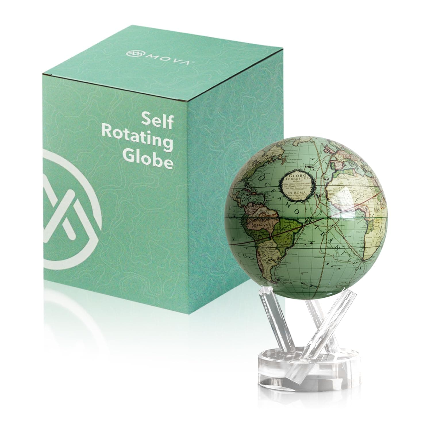 4.5" Green Cassini Terrestrial Mova Globe