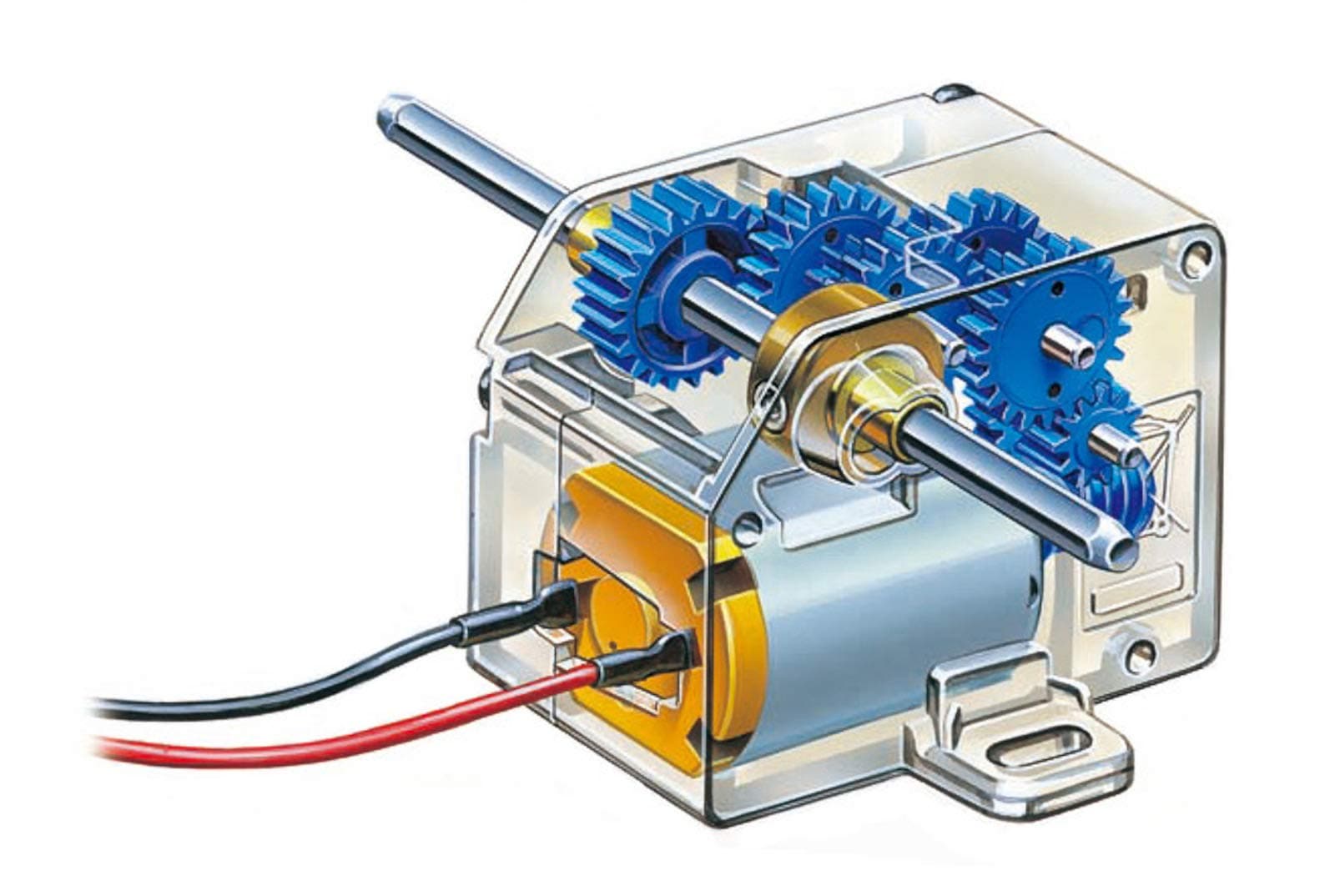 Mini Motor Low Speed Gearbox 4-Speed