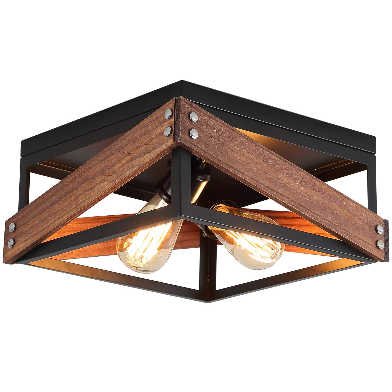 Wood Ceiling Light