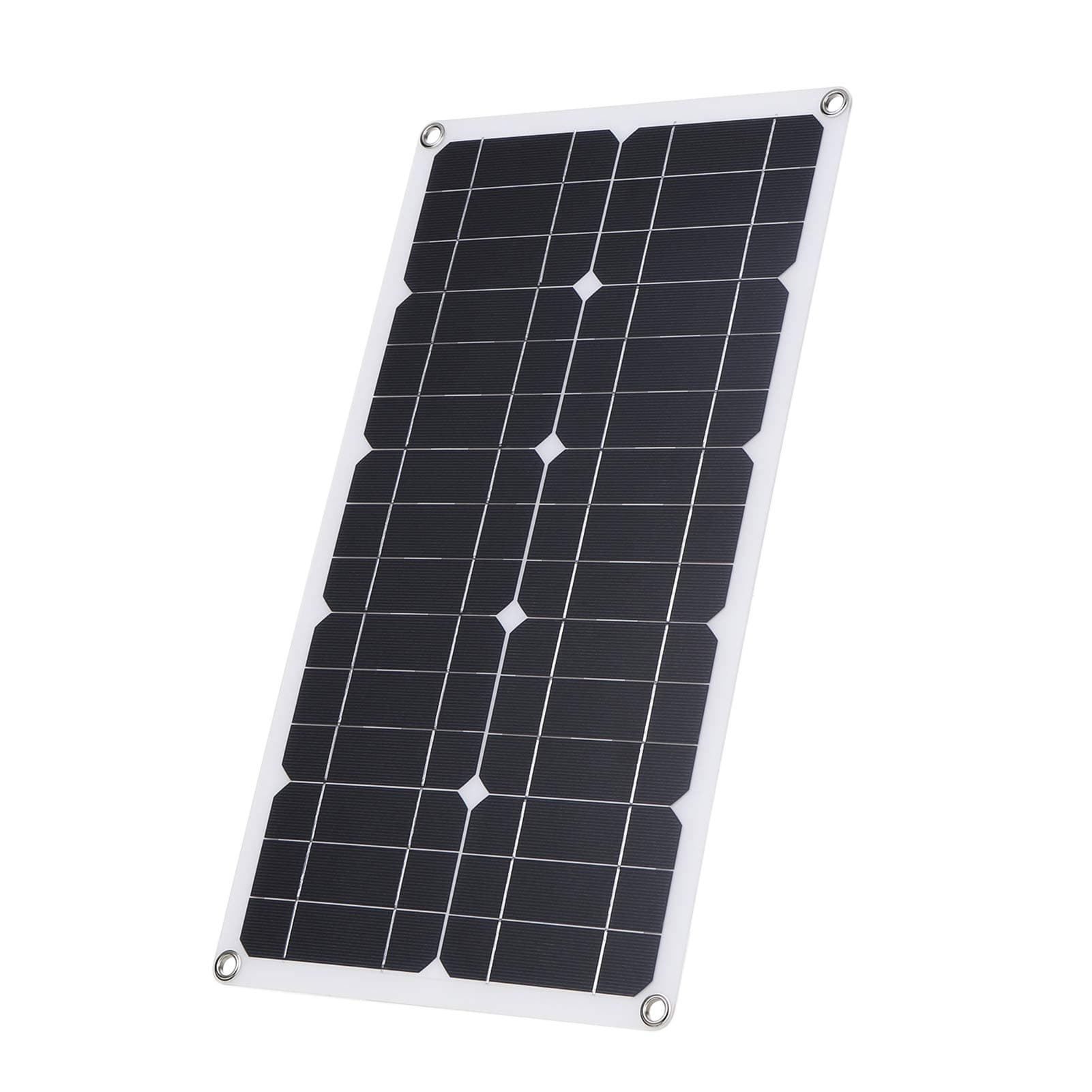 50W D C 9V/18V Flexible Solar Panel with 30A L-ED Display Controller Kit Set with USB/Type C Interface & Car C-harger 10/20/30/40/50A Solar C-harge Controller IP65 Water Resistance for Home Car Boat