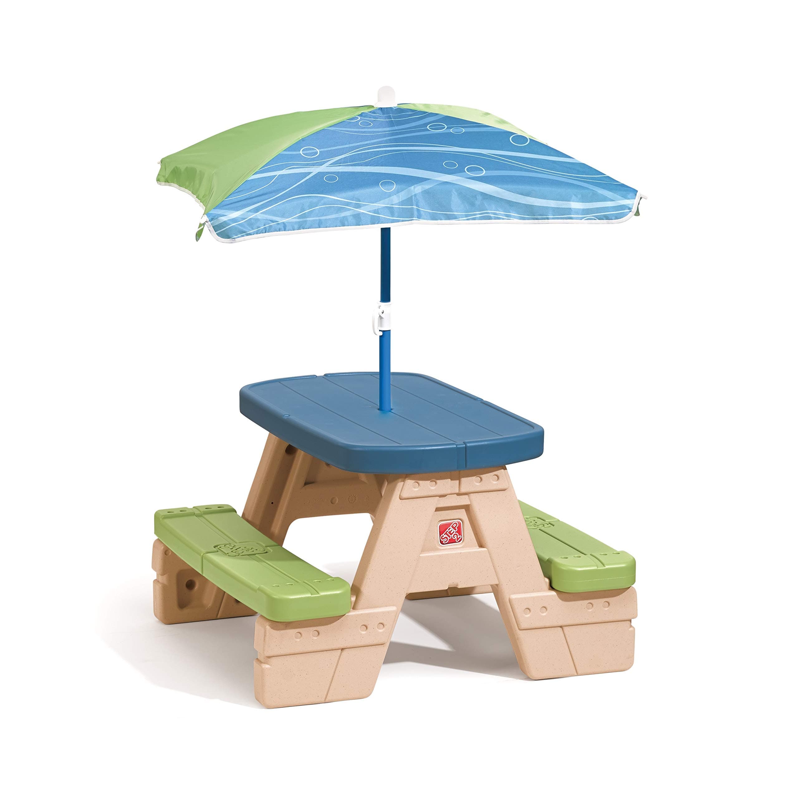 Sit and Play Picnic Table with Umbrella
