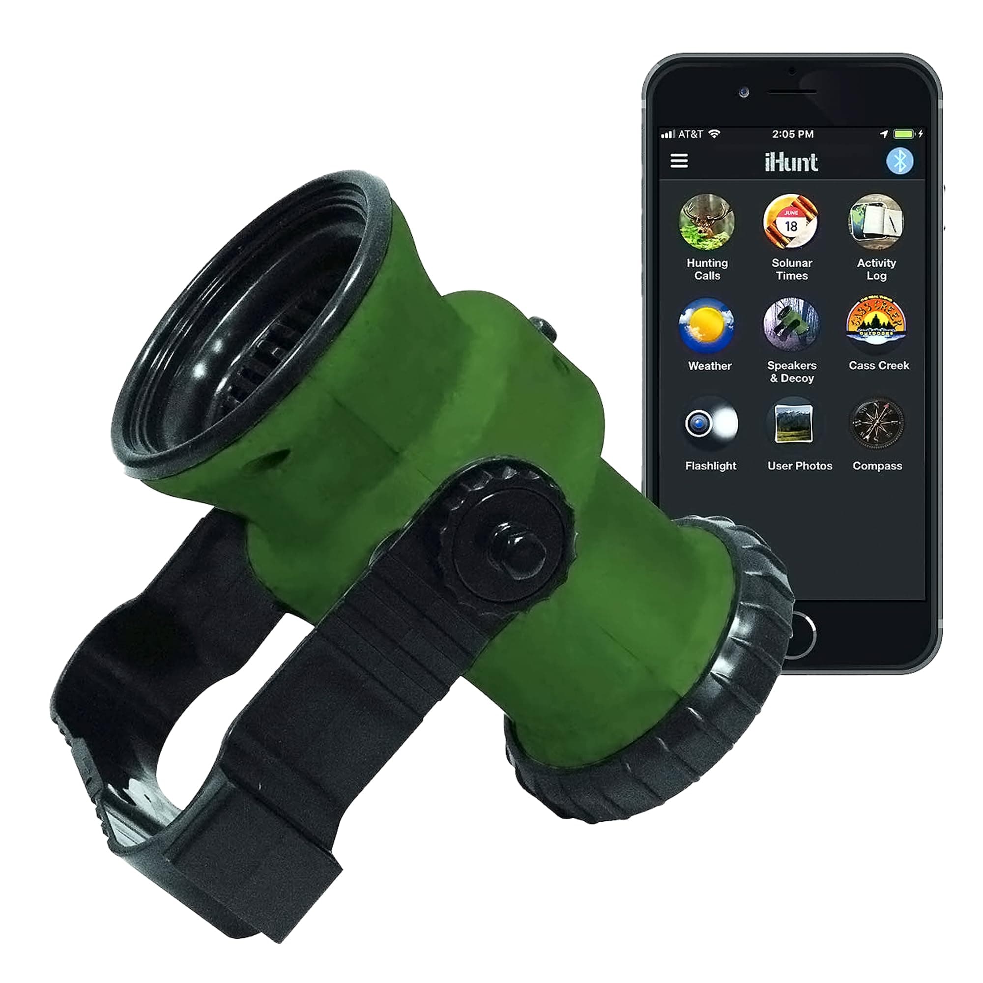 Extreme Dimension Ultimate Electronic Game Call & Bluetooth Speaker Combo, EDIHGC, FREE App with 750 Animal Calls, 59 species, Rugged & Portable