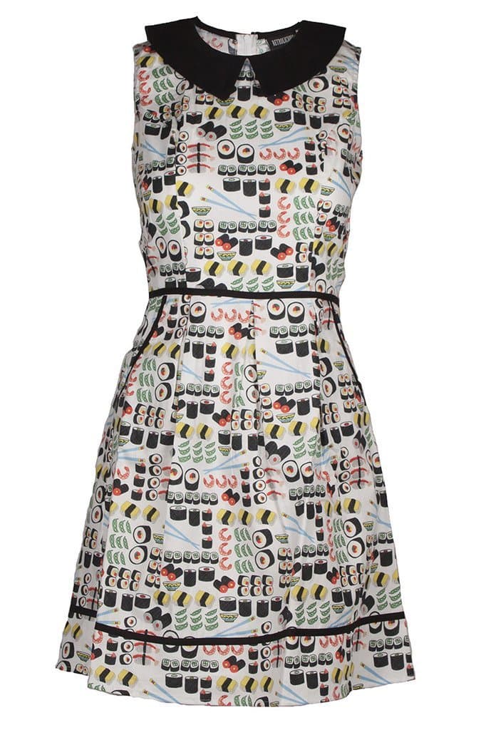 Retrolicious Sushi Dress Large