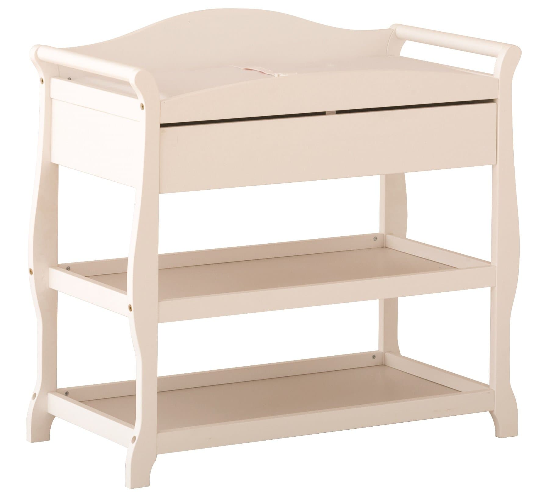 Storkcraft Aspen Changing Table with Drawer, White