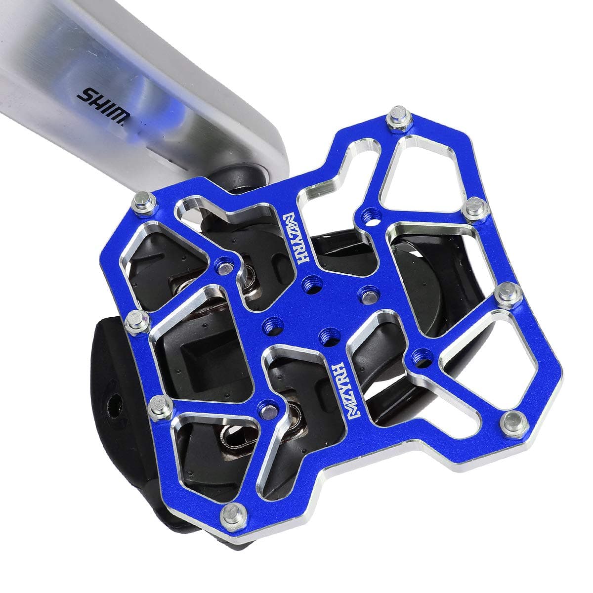 Bike Clipless Platform Adapter Pedal, Universal Clipless Clip-in Pedals to Platform Pedal Adapter for Pedals Work with -SL/KEO/Egg Beaters/Cany-Cleat