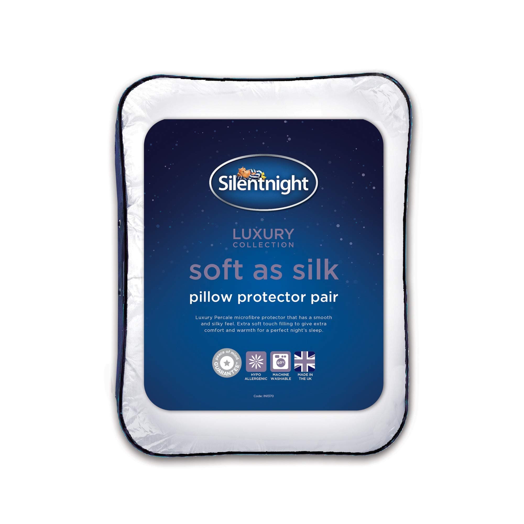 Soft as Silk Pillow Protector - Pack of 2