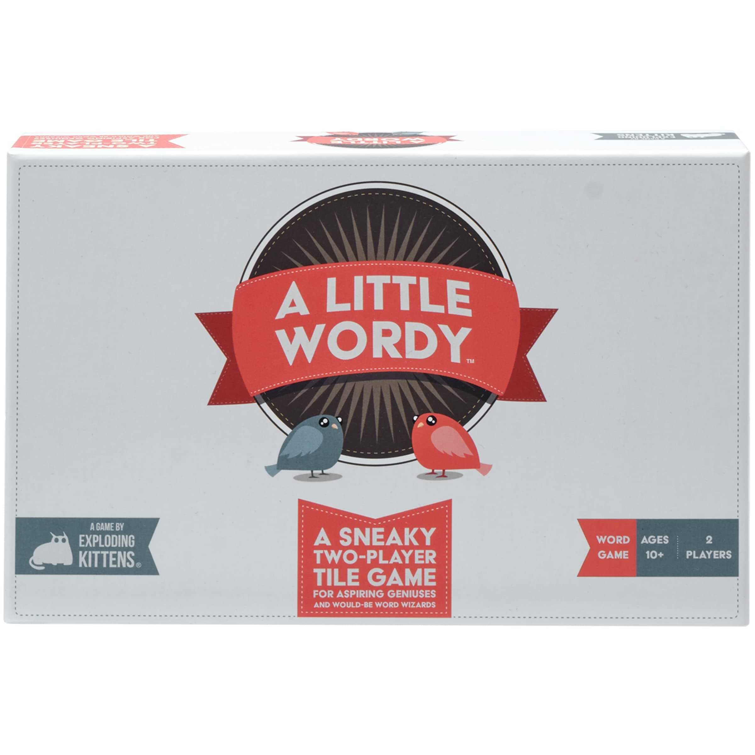 A Little Wordy 2 Players - Ages 10+ - 15 Minutes to Play - Letter Tile Word Game - Couples Game, Date Night Game, Adult and Teen Board Game