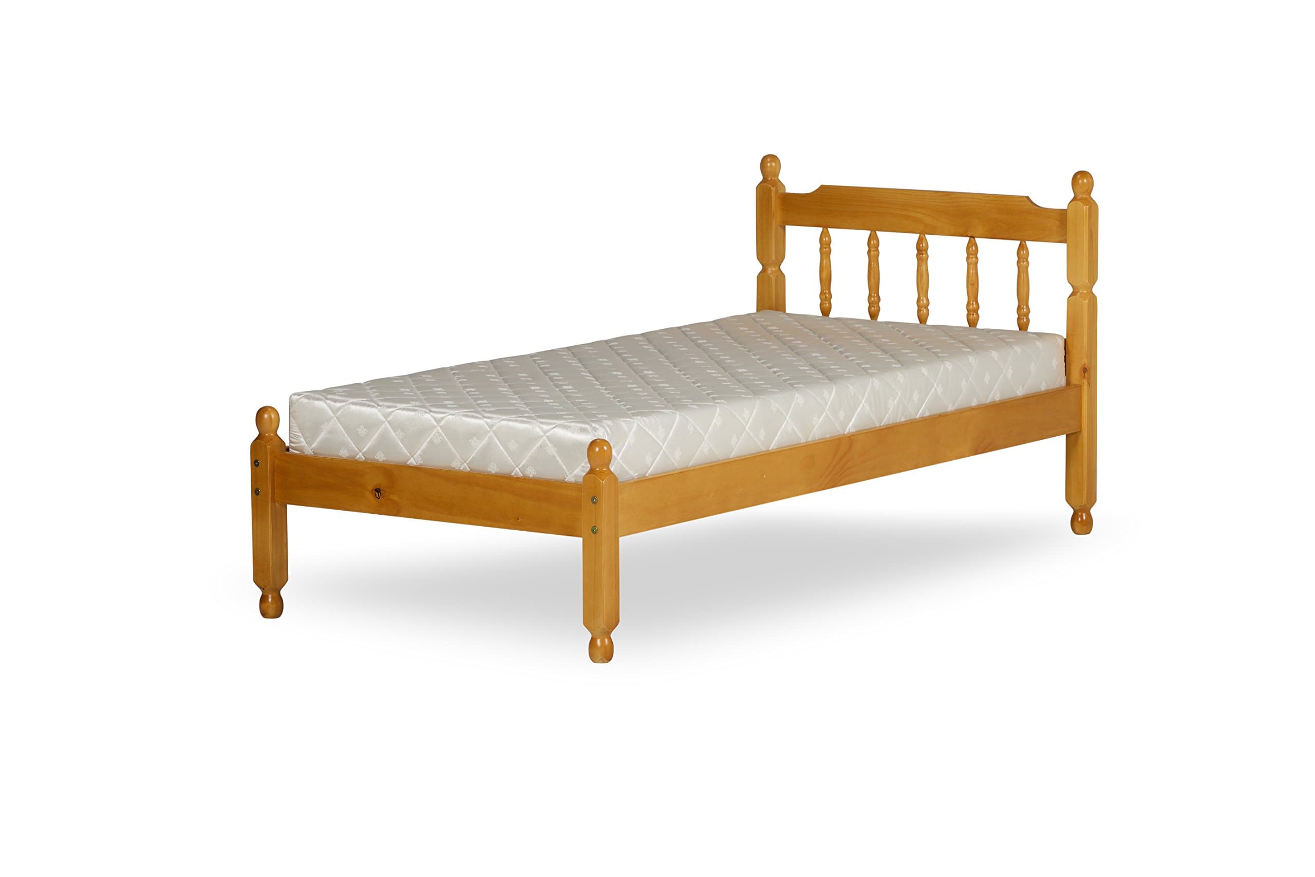COLONIAL PINE WOOD SINGLE BEDSTEAD