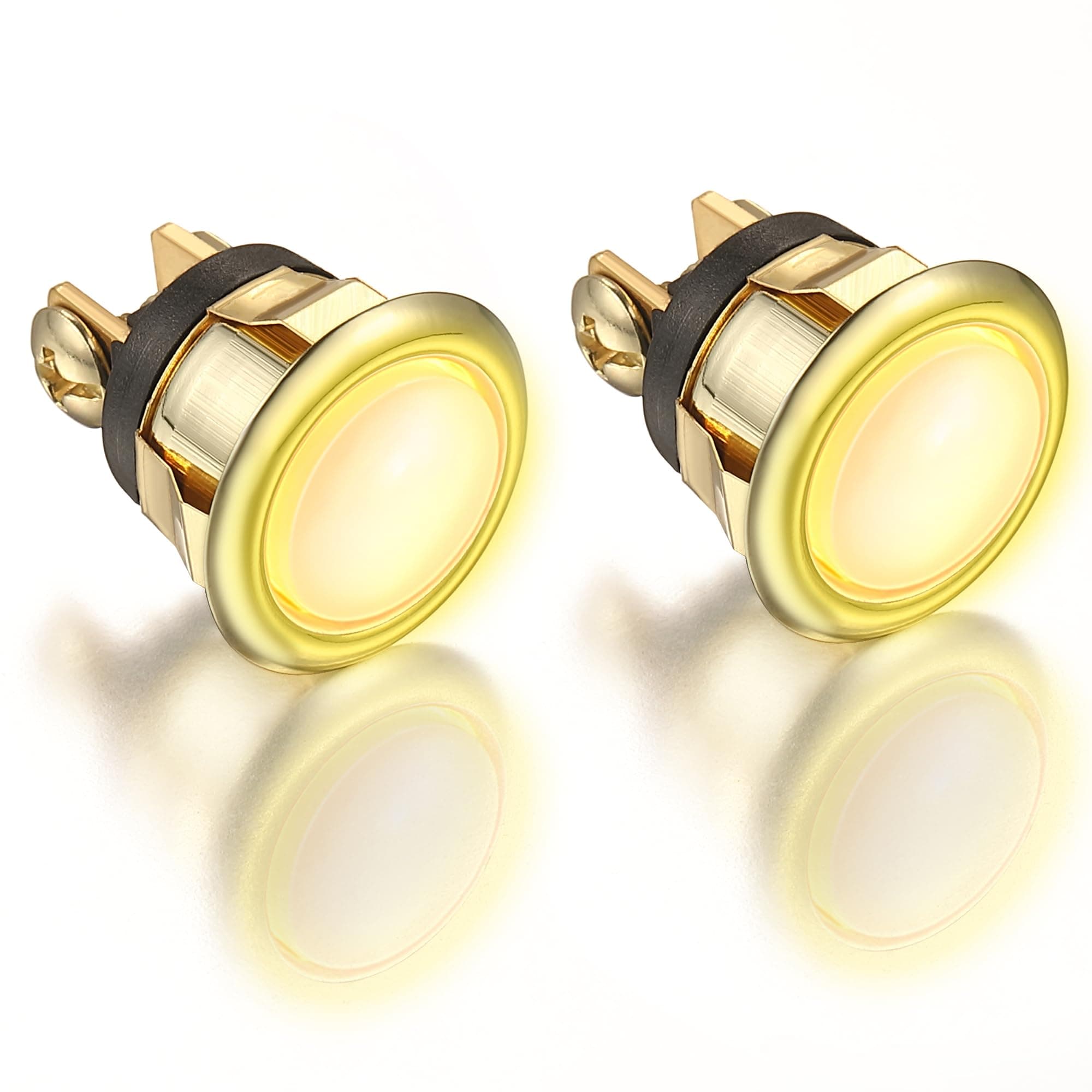 Dreyoo 2 Pack Lighted Doorbell Button Replacement