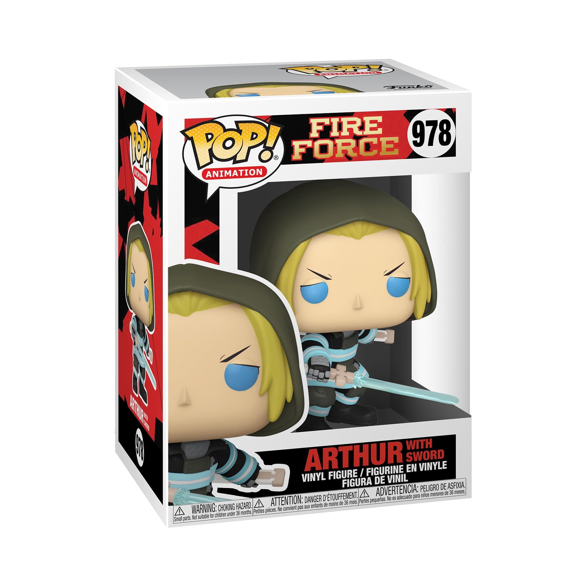 Pop Fire Force Arthur with Sword Vinyl Figure