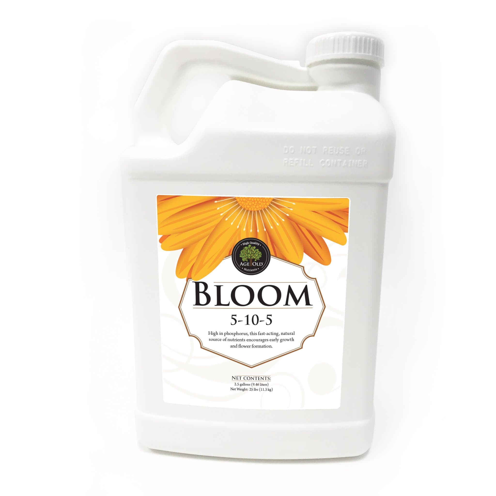 Bloom Natural Based Liquid Fertilizer, 2.5-Gallon