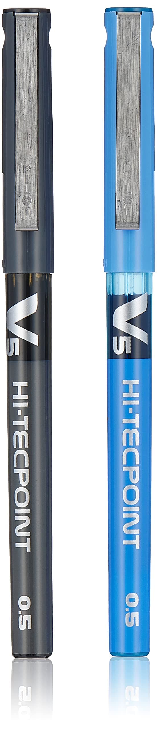 Hi-Tech Roller Pen, 0.5 mm Size, Black/Blue