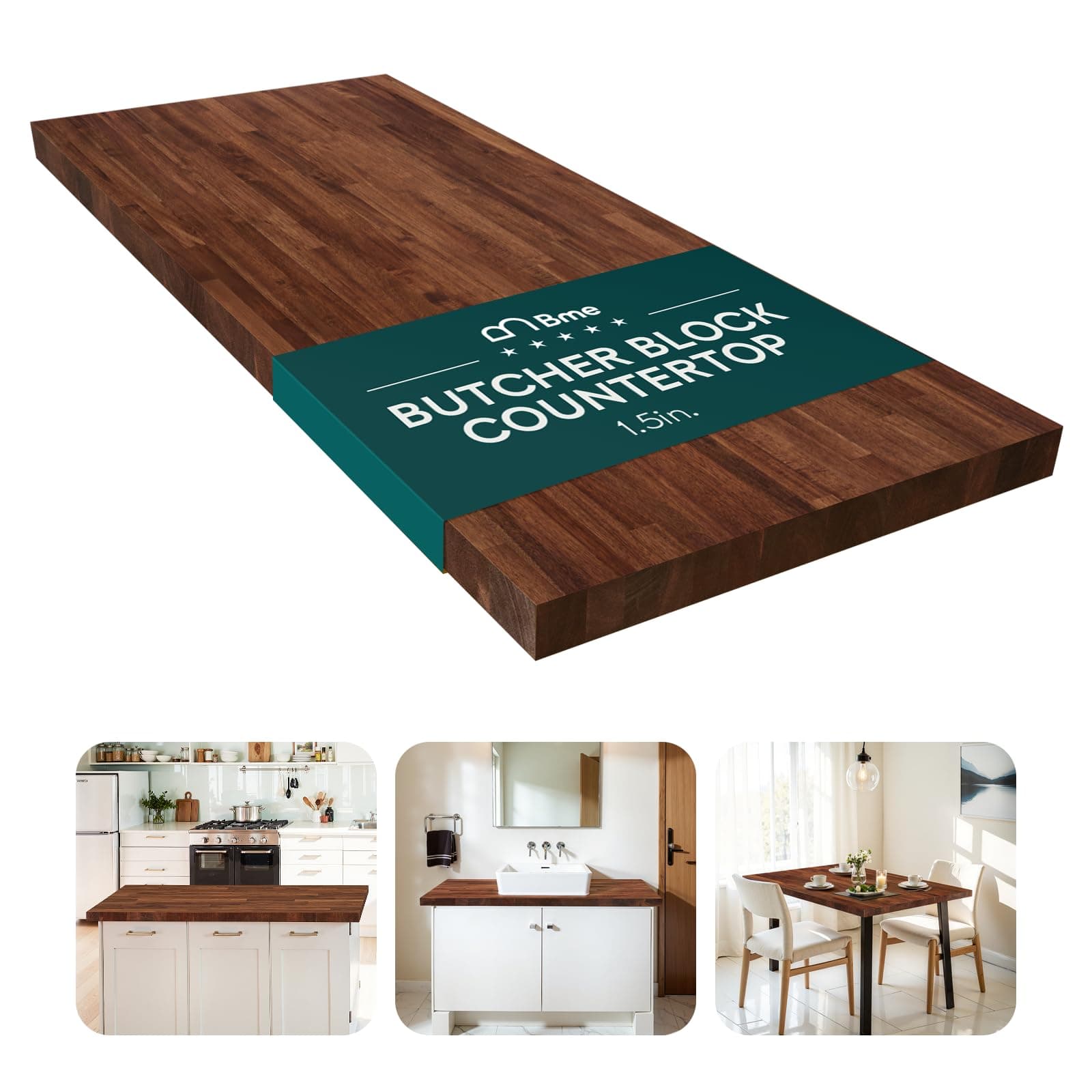 Butcher Block Countertop - Walnut