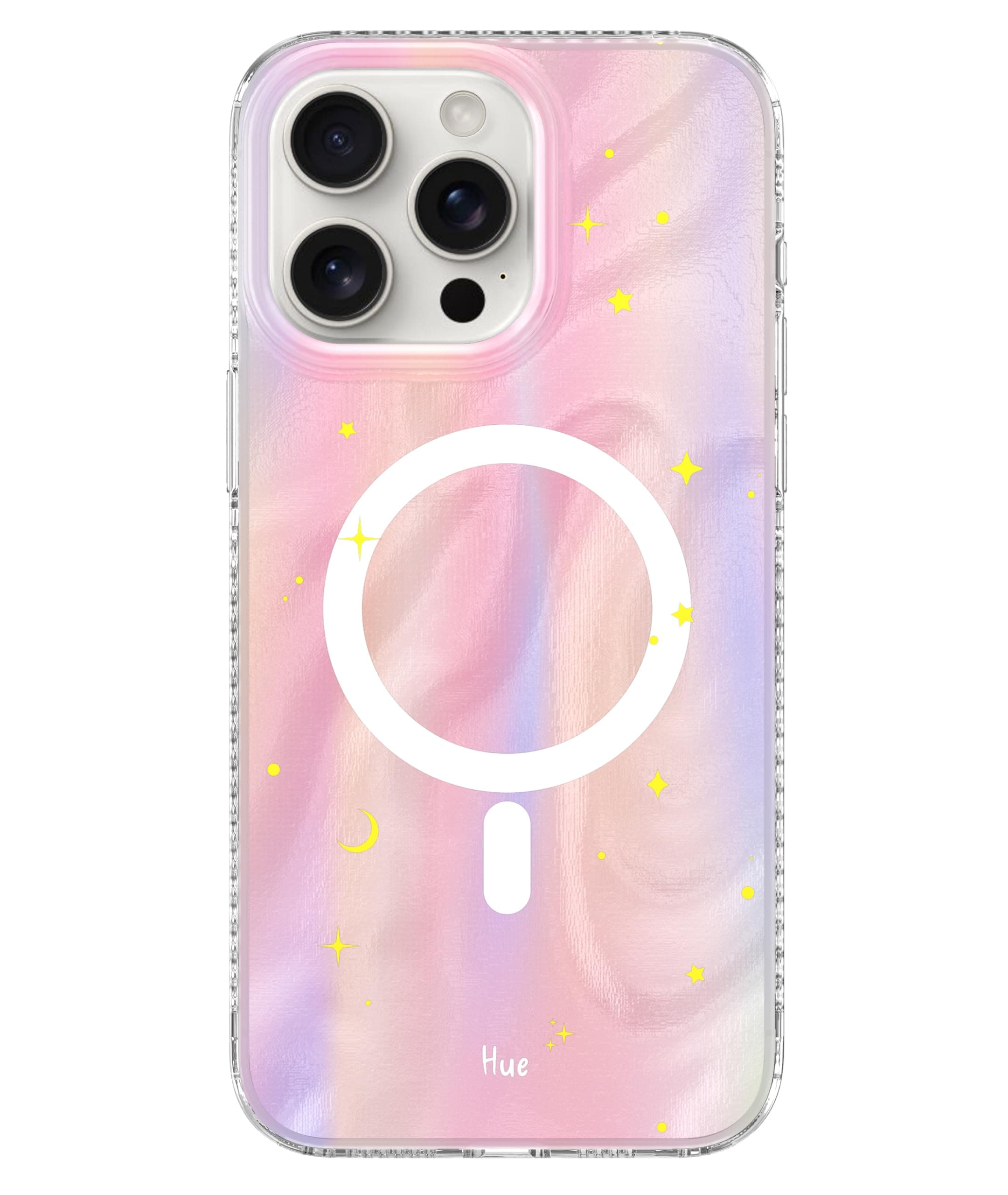 LONLI Hue - for iPhone 15 Pro Max Case [Compatible with Magsafe] - Dreamy Night Phone Case - [360° Shock-Absorbent Bumper] - Cute, Unique and Aesthetic Phone Cover for Girls and Women