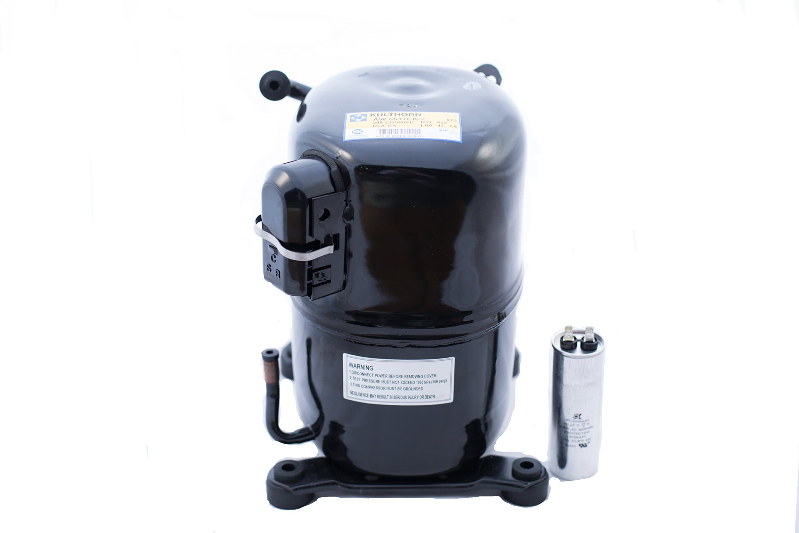 AW 5538EK-2 Air Conditioning Compressor, Black