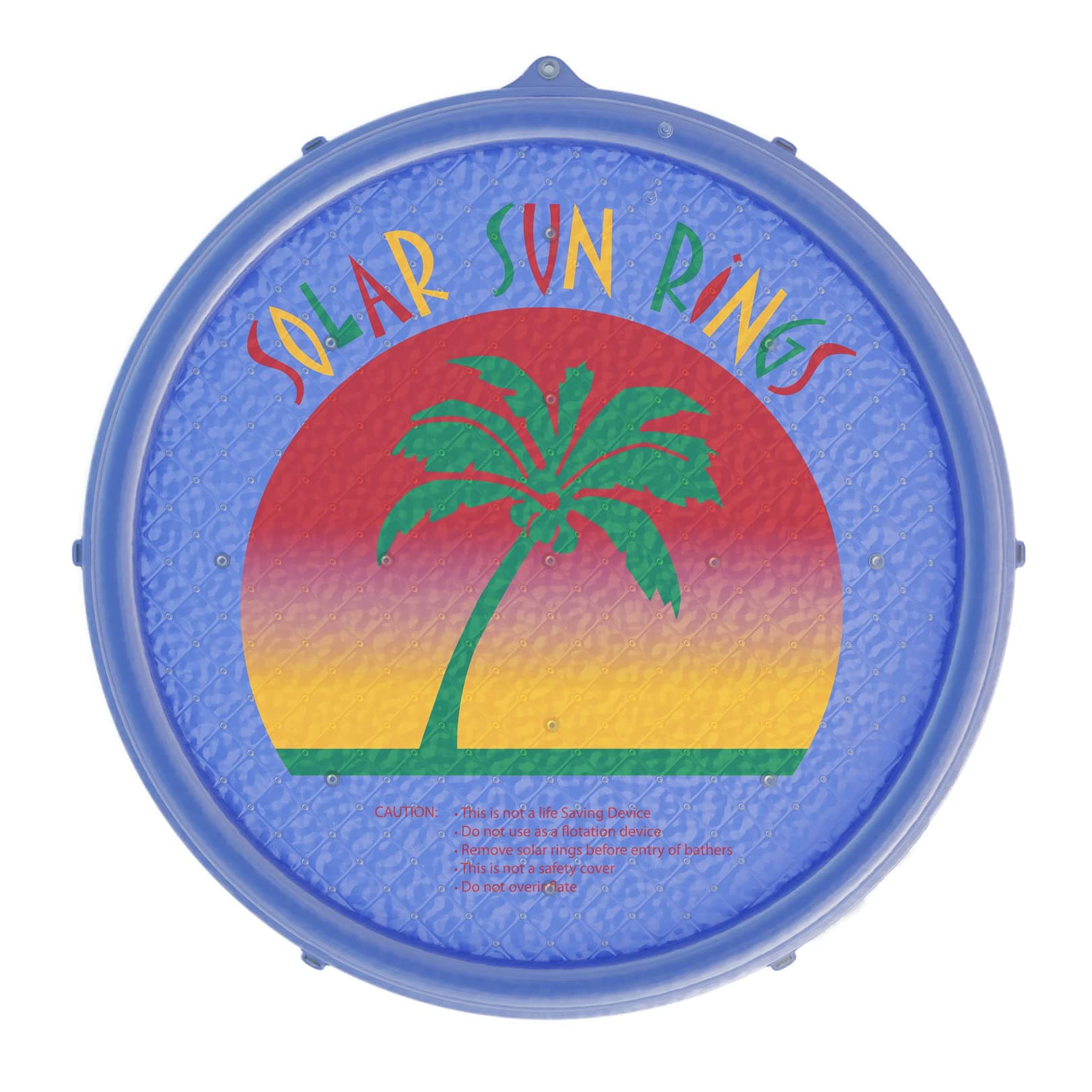 12 Pack - Solar Sun Rings Palm Tree Pattern Solar Pool Heating Cover SSR-SB-02