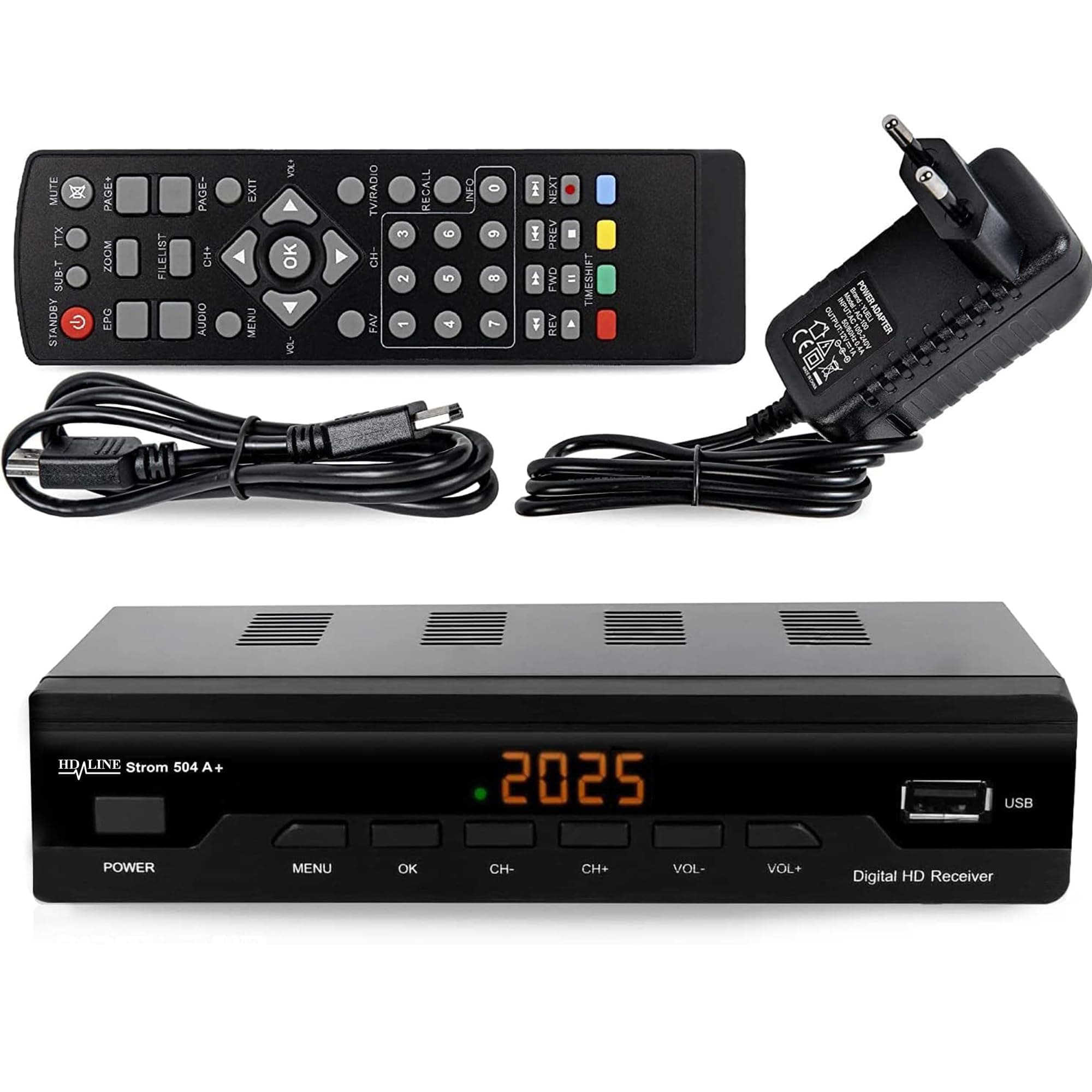 Strom 504 Multimedia Dvb-t DVB-T2 1080P Full HD HDMI and Scart/DOLBY DECODER/Reader/H.264/MPEG-2/4