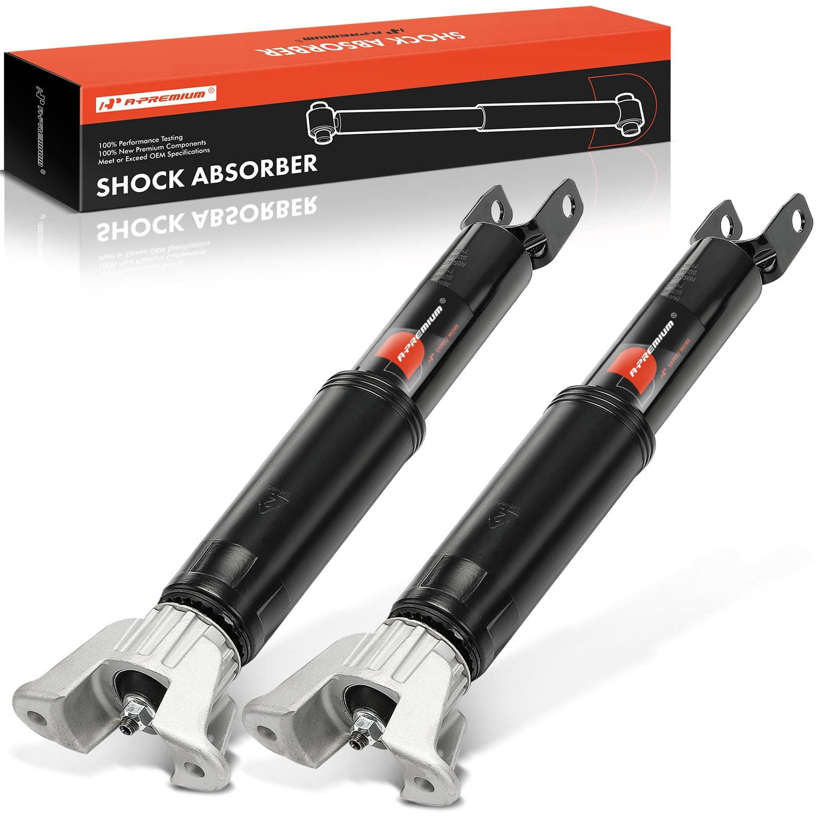Rear Pair (2) Shock Absorber Compatible with Dodge Durango 2014-2023, AWD, 4-Door, Sport Suspension, Driver and Passenger Side