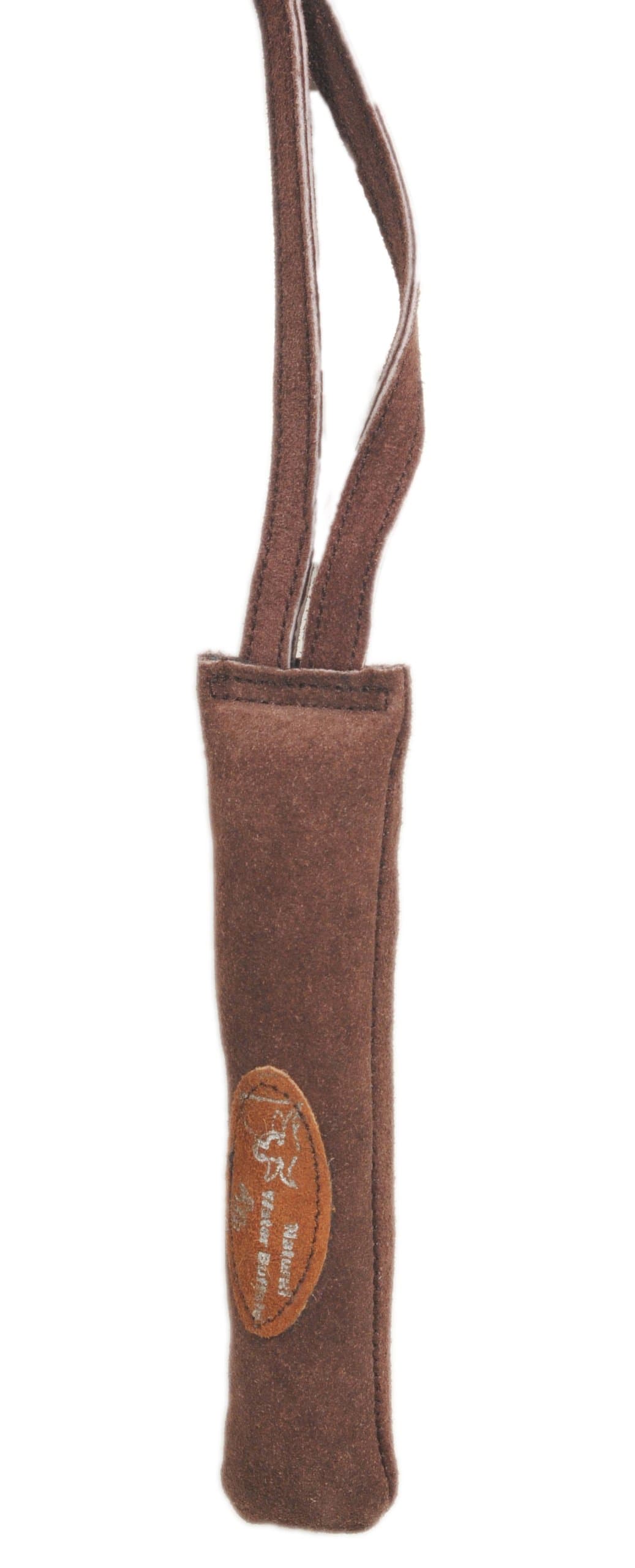 Suede Buffalo Pull Tug, Chocolate