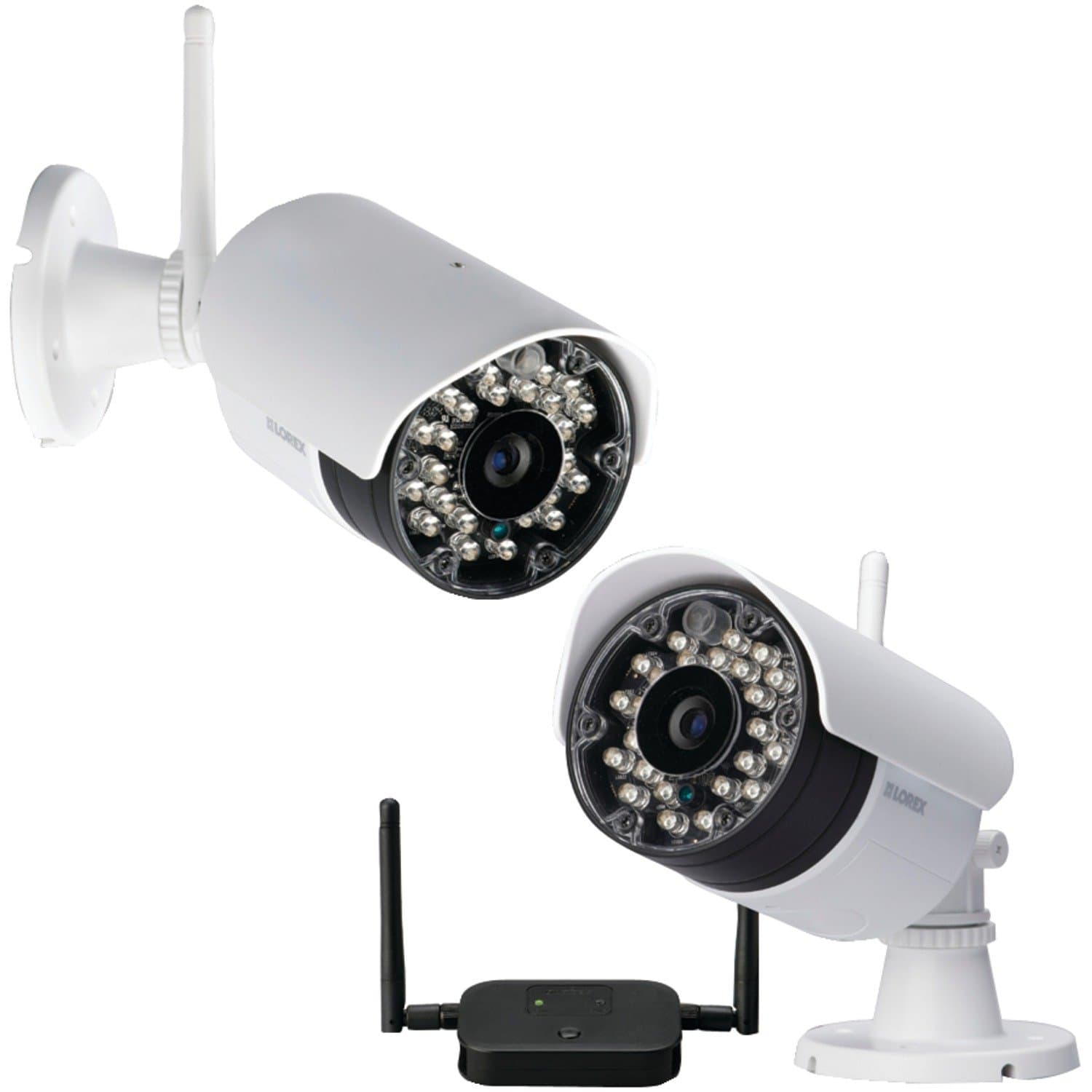 Lorex LW2232PK2B Vantage Wireless VGA Video Security Two Camera System (White)