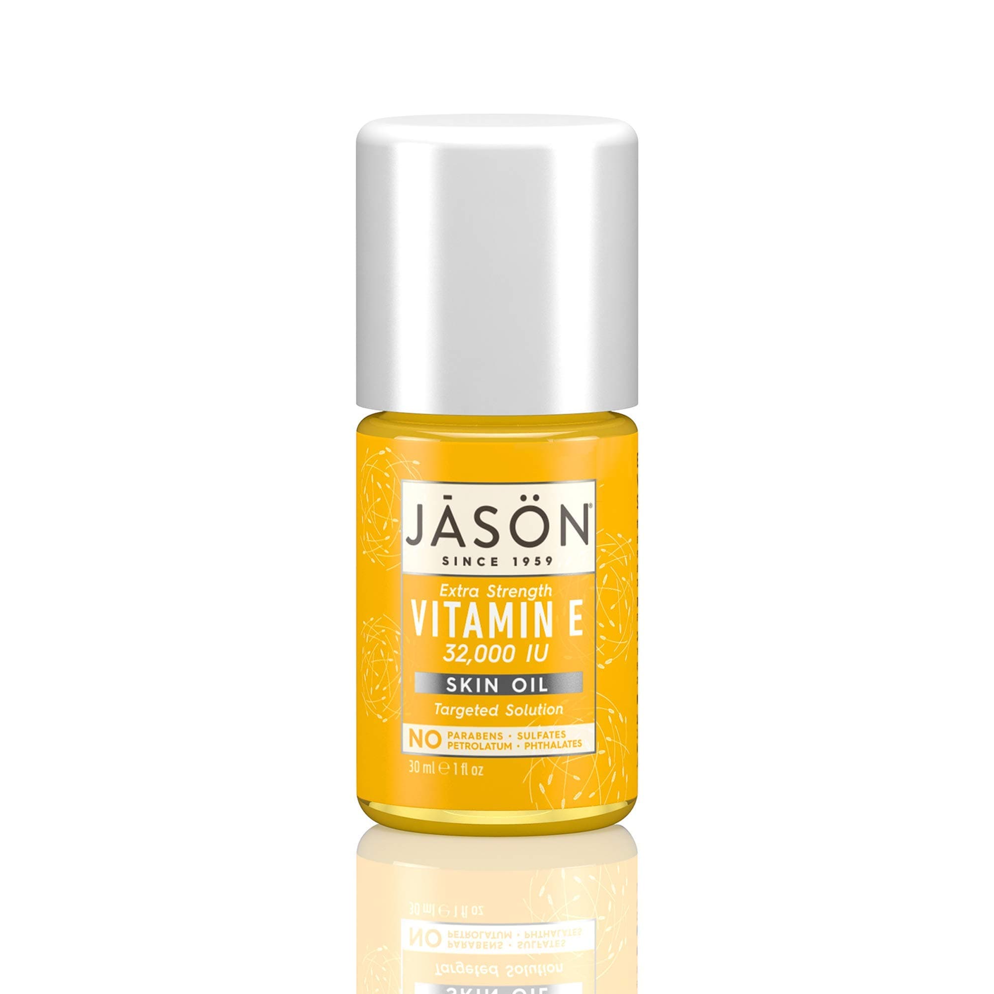 Jason Extra Strength Vitamin E 32000 Iu Skin Oil | Targeted Solution Skin Moisture | No Parabens, Artificial Colors, Petrolatum, Sls, Phthalates & Fragrance | 30 Ml