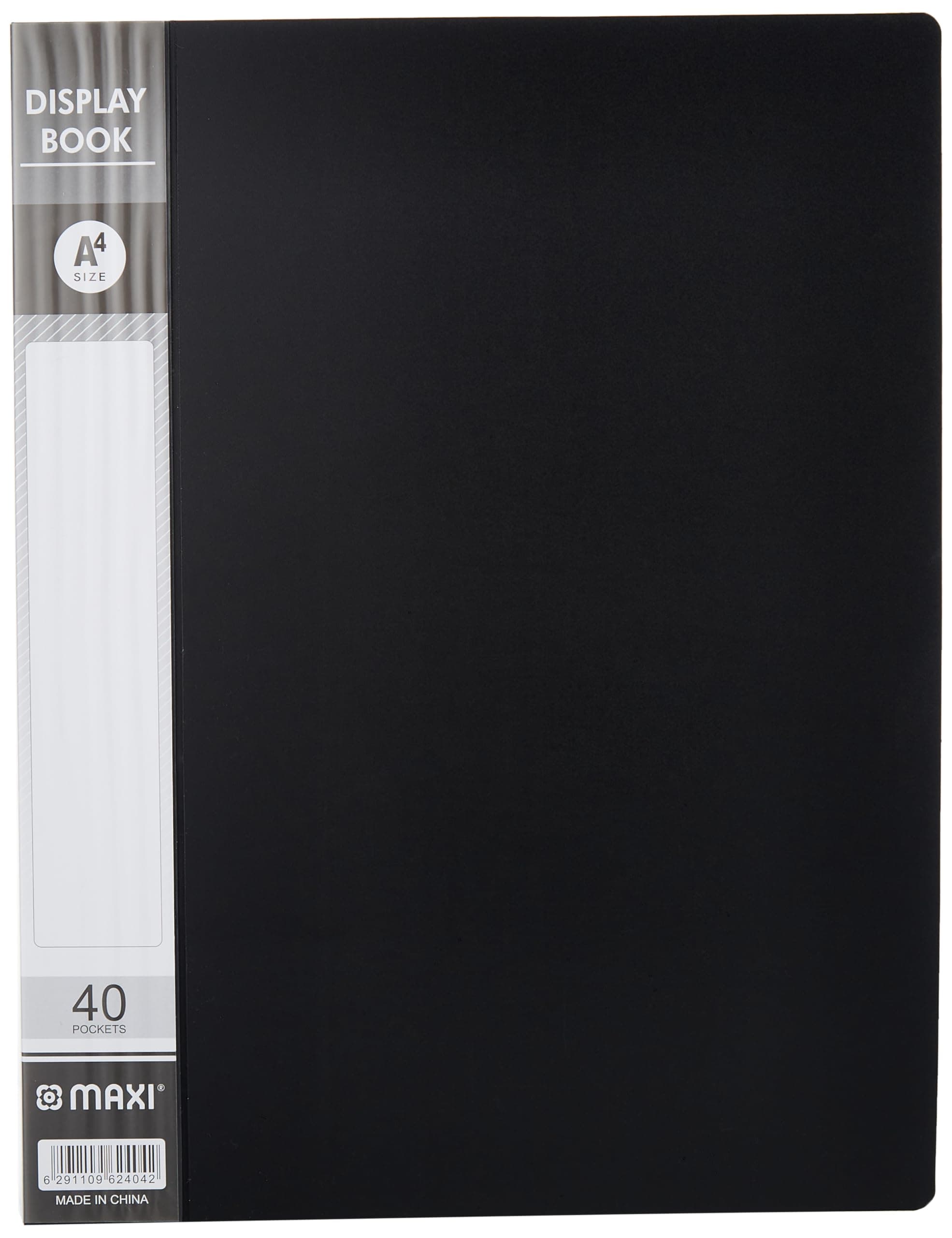 MAXI DISPLAY BOOK 40 POCKET BLACK