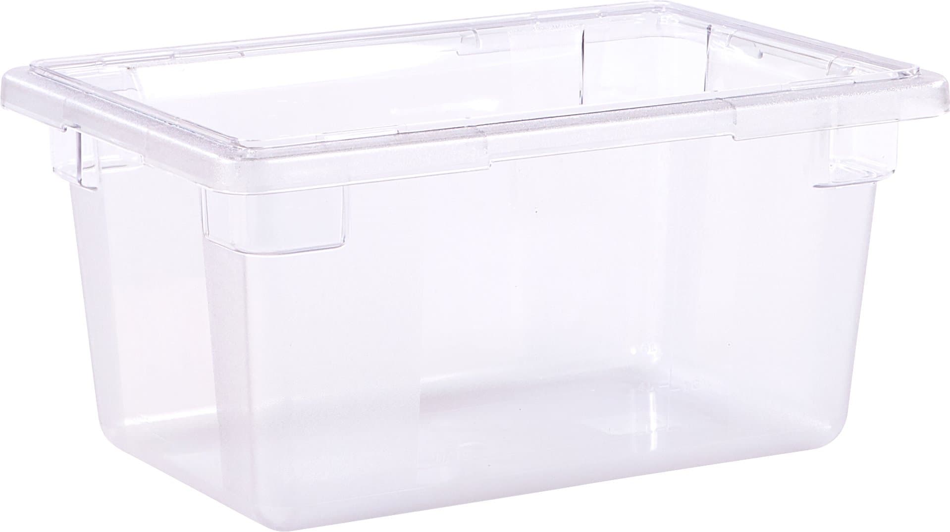 Storplus Food Storage Container with Stackable Design for Catering, Buffets, Restaurants, Polycarbonate (Pc), 5 Gallons, Clear