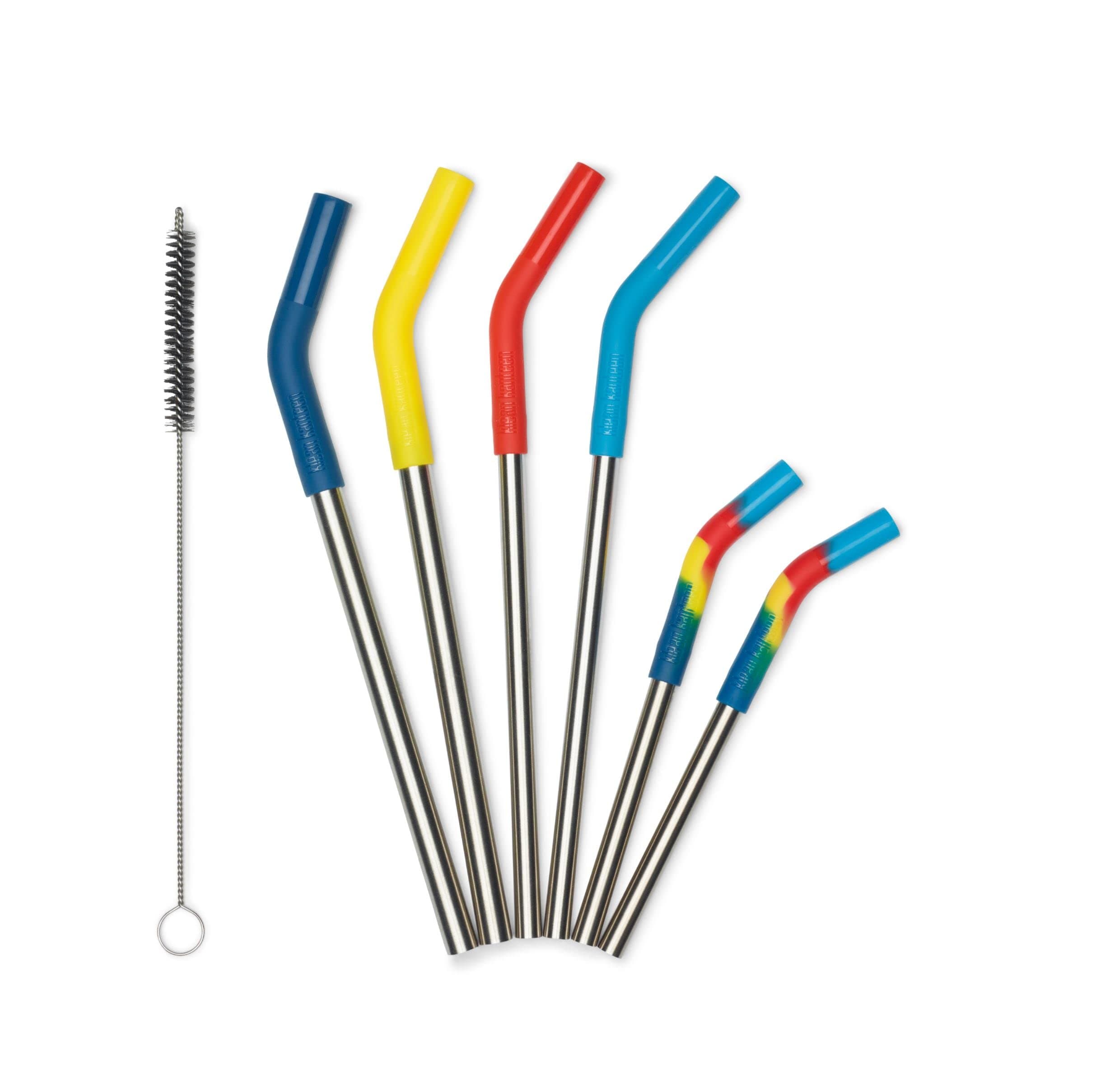 Klean KanteenMulti Color Straws 6 Pack, 1 EA