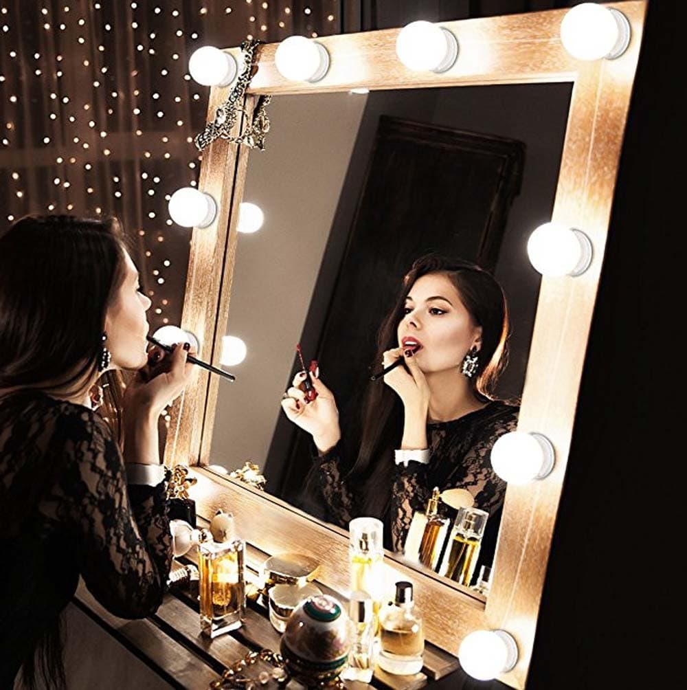 Yool LED Makeup Mirror Light Bulb, Dressing Light Bulb Kit Light Makeup Mirror Light Bulb Adjustable Brightness Light