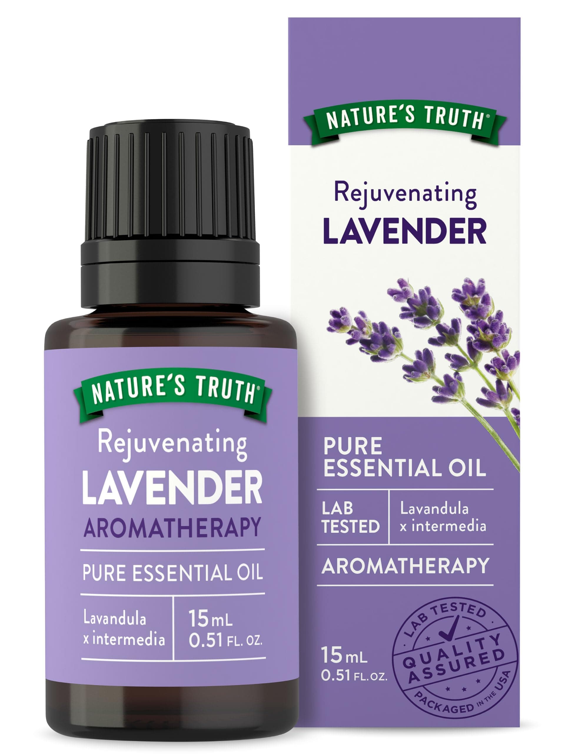 Lavender Essential Oil | Pure Plant Based | for Diffuser and Aromatherapy | Non-GMO & Gluten Free