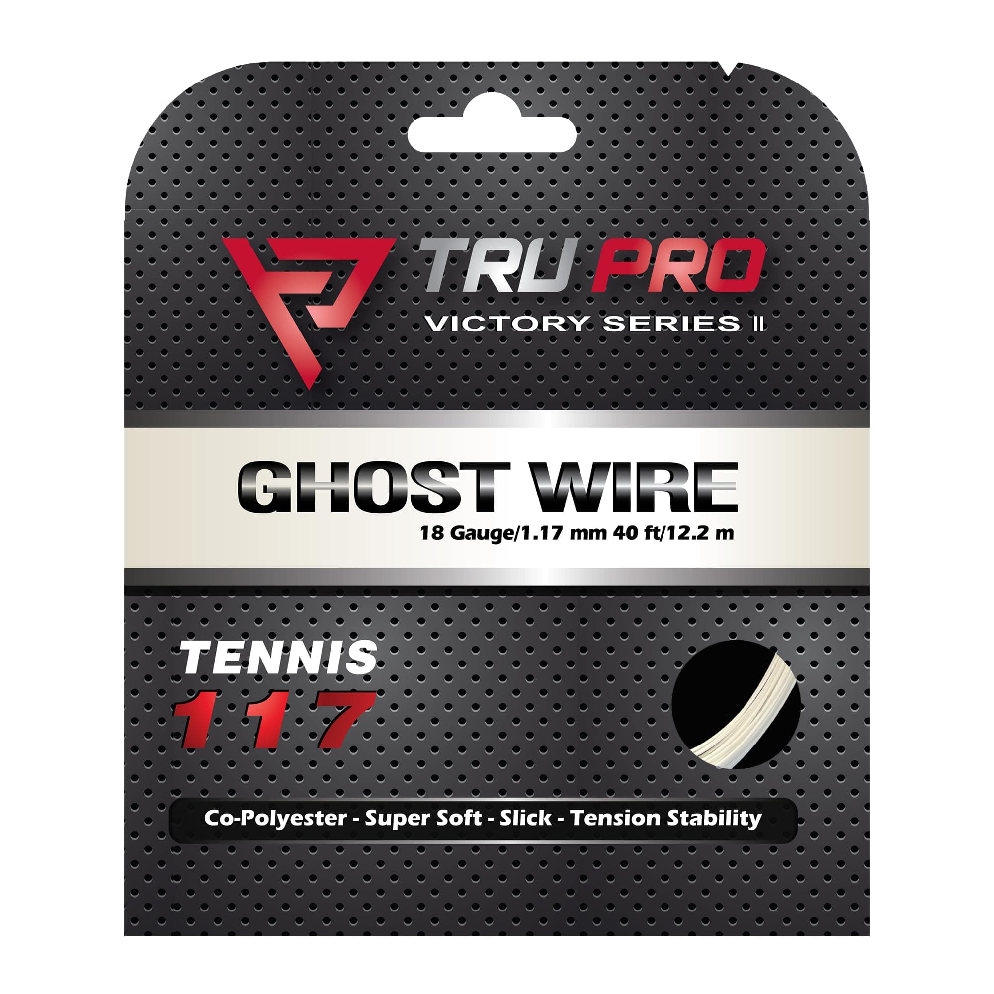 TRU PRO Ghost Wire - Tennis String (Poly): Super Soft and Arm Friendly