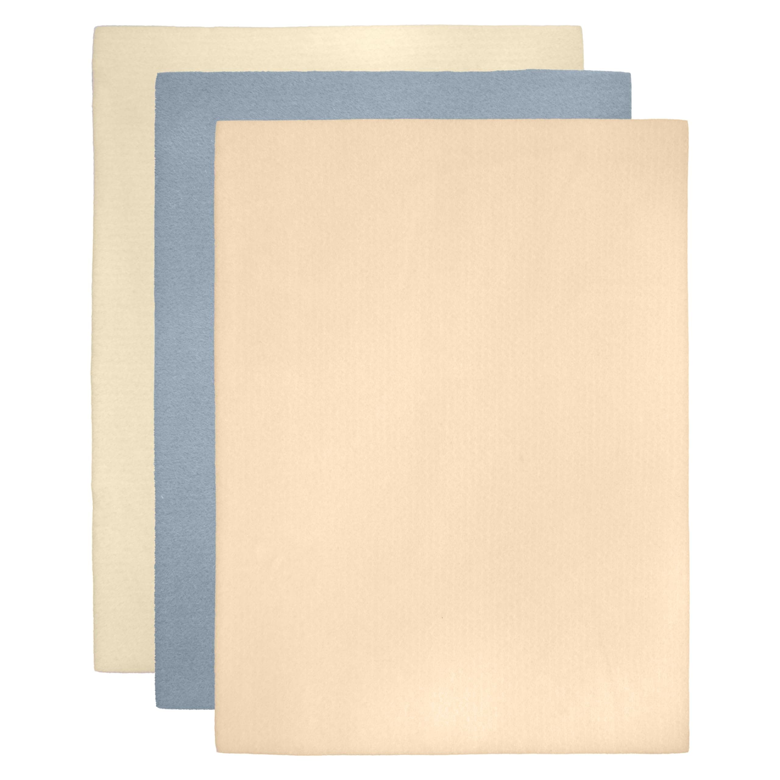 The Beadsmith Beading Mats Set – Double-Sided Stringing Work Mats, 3-Pack, 11"x14" Each, Washable, Wrinkle-Free, Soft Foam-Like Texture