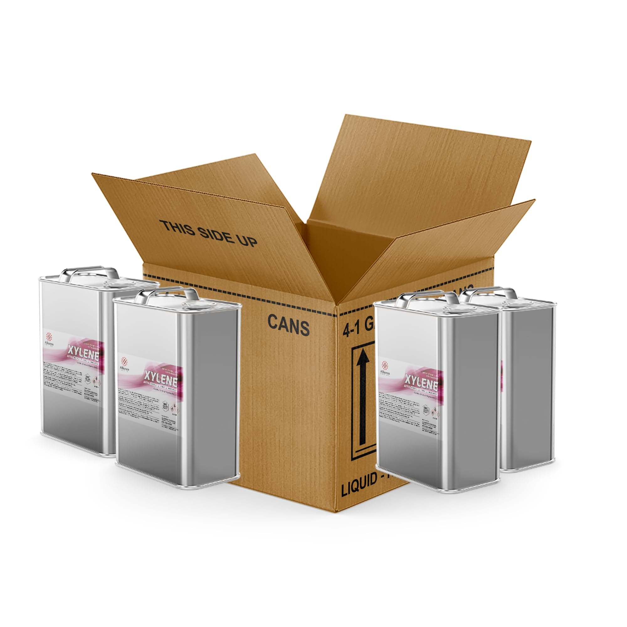 Alliance Chemical Xylene Technical Grade - 4 Gallon Case - Xylol Solvent Paint Thinner