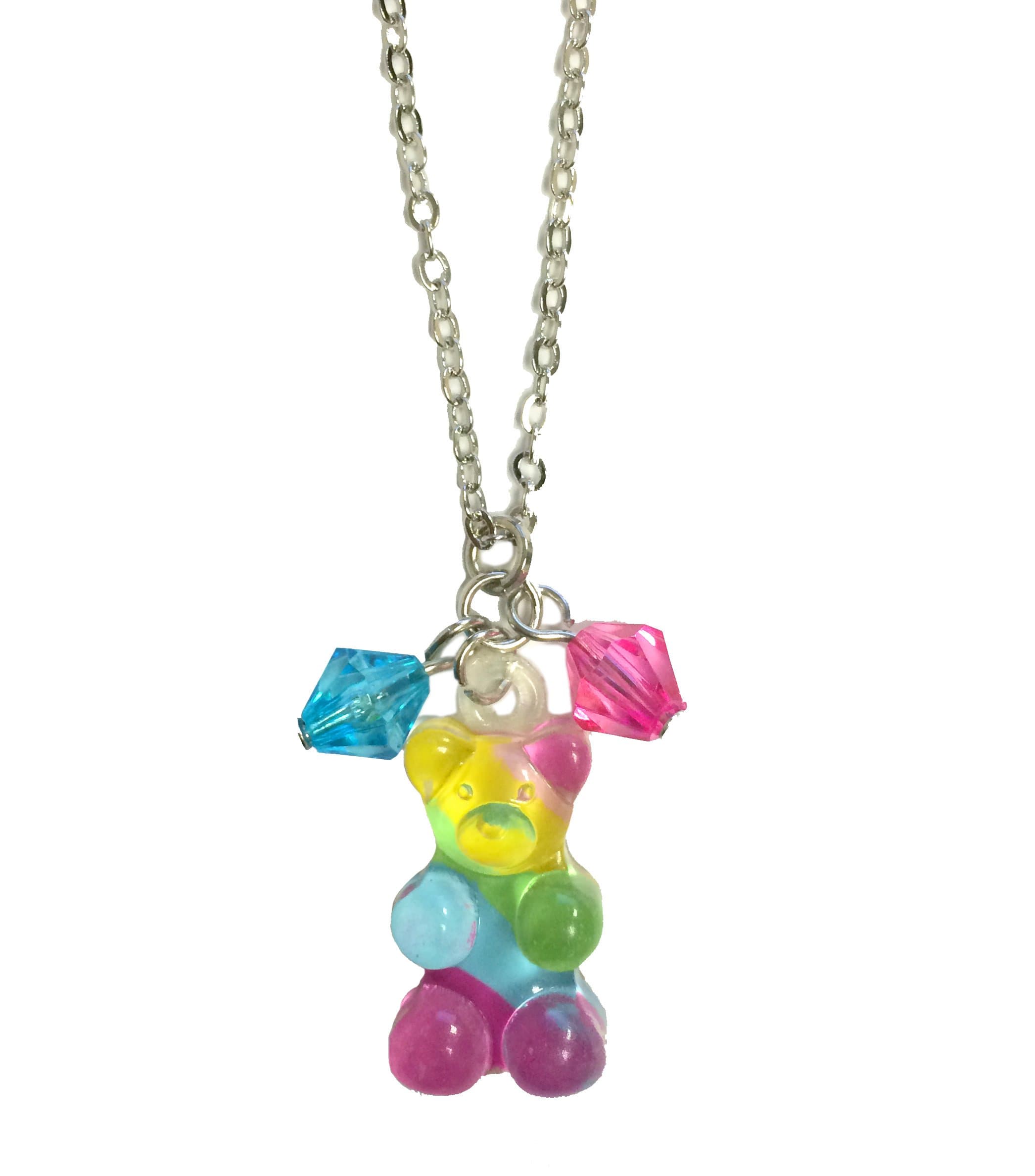 Gummy Bear Rainbow Candy Necklace