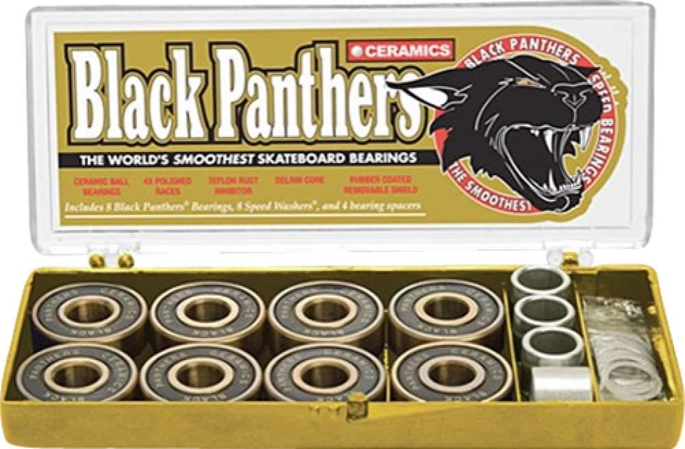 SHORTYS BLACK PANTHERS CERAMIC BEARINGS single set