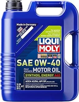 Synthoil Energy A40 SAE 0W-40 | 5 L | Synthesis technology motor oil | SKU: 2050