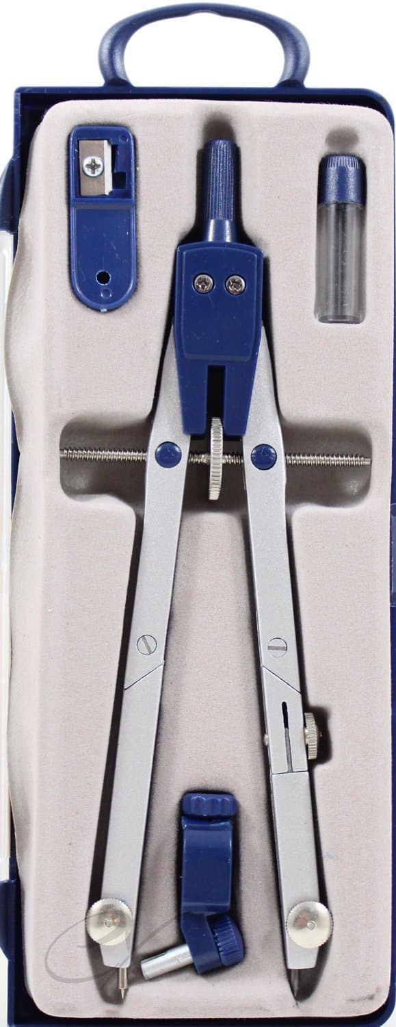 High-Precision 105 Zinc Alloy Drawing Compass Geometry Tools