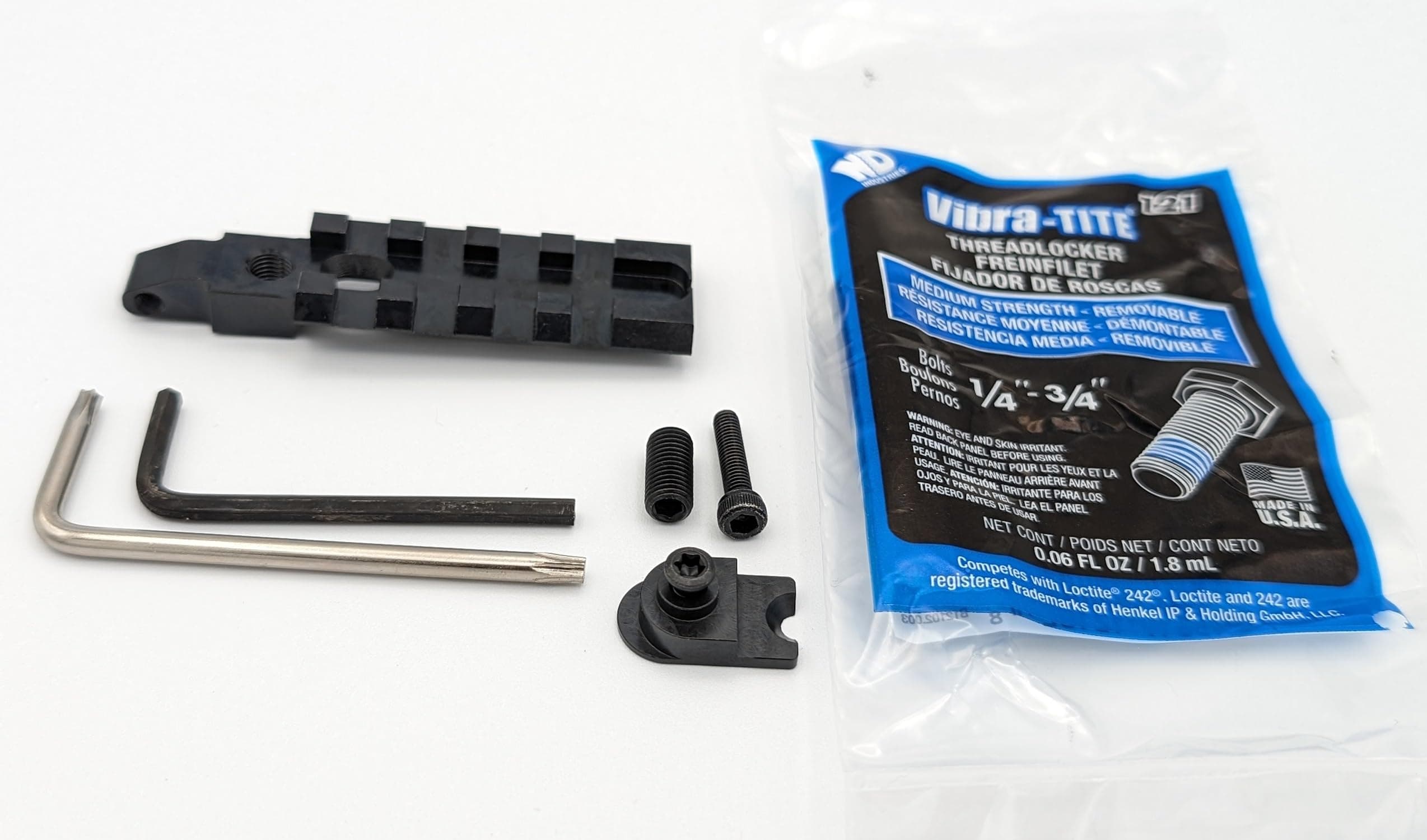 SKS Low-Profile No Drill red dot Mount with Backup Iron Sight