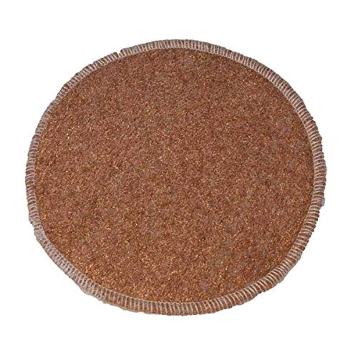 Shurhold 5" Magic Wool Buffing Pad (2 Pack) - High-Grade Bronze Metallic Wool for Dual Action Polisher, Resists Rust, Hook & Loop