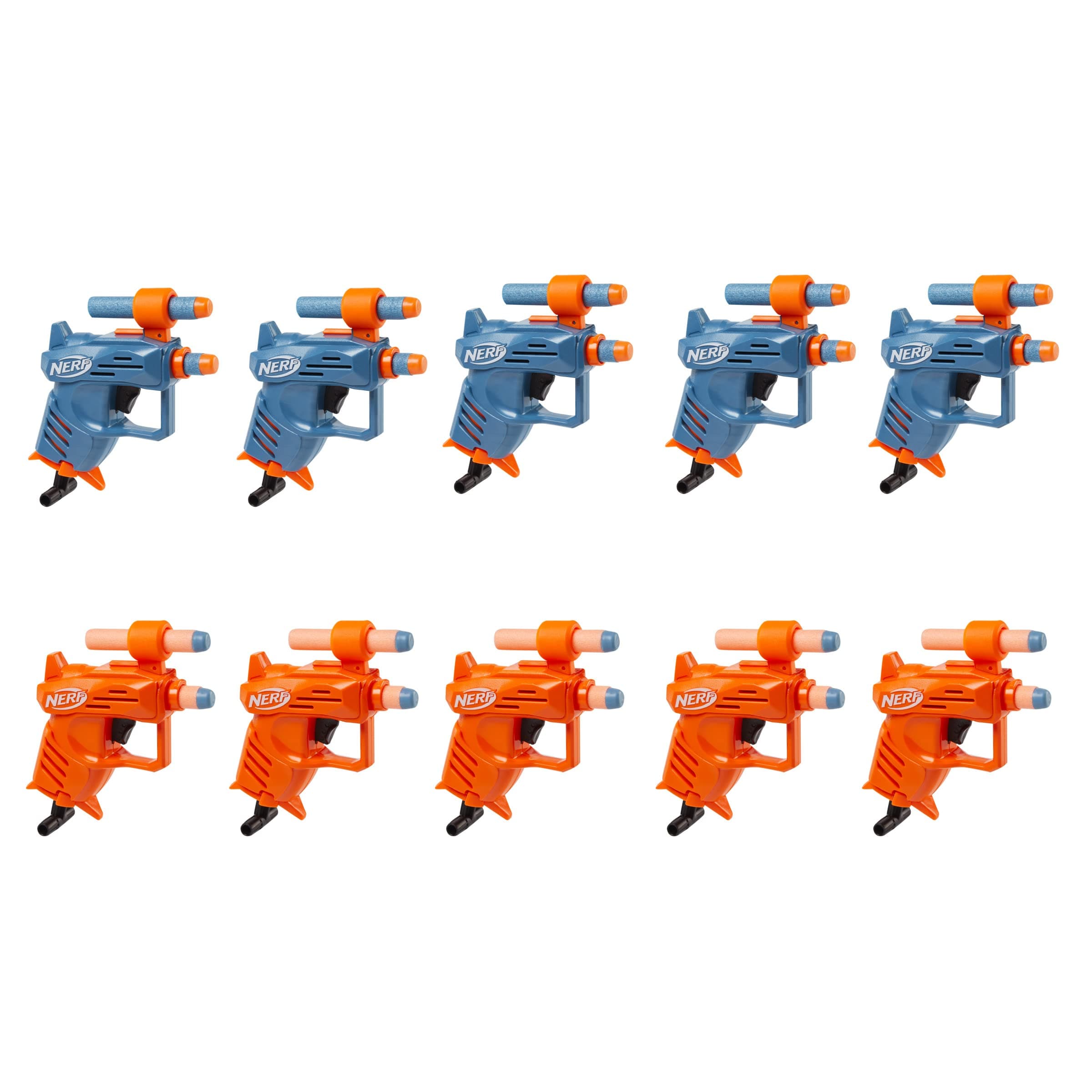 Nerf Elite Ace SD-1 Group Pack, 10 Blasters and 20 Official Darts, Sight, Amazon Exclusive, Plastic, 11 x 42.5 x 17 cm