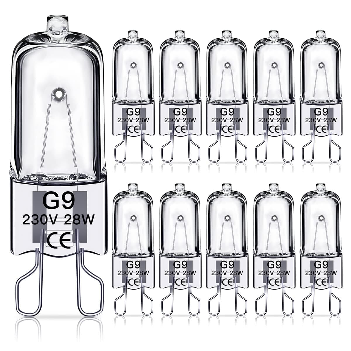 G9 Halogen Bulbs 28W