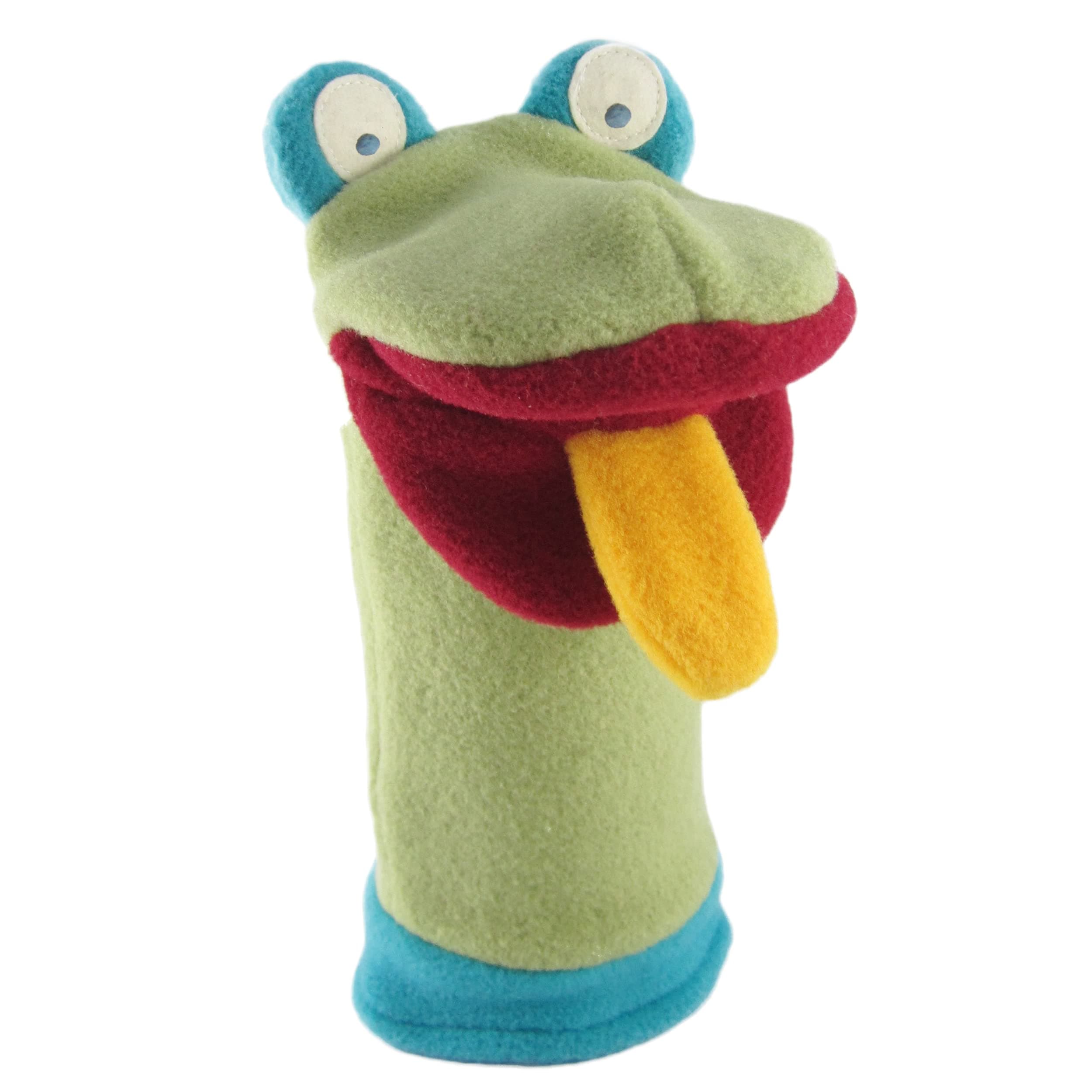 Cate & Levi Frog Hand Puppet with Moveable Mouth