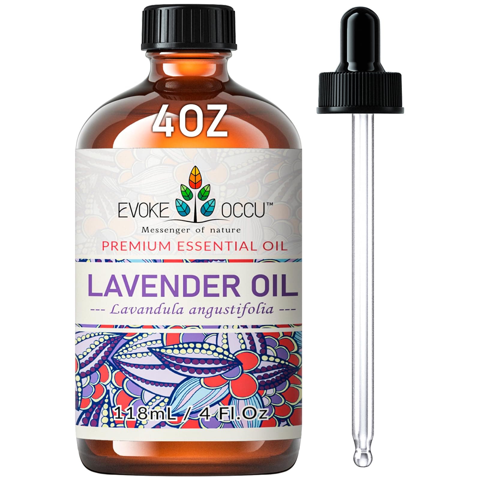 Lavender Essential Oil for Sleeping Aid in the Bedroom, Relaxation in the Office Living Room & DIY Wool Dryer Balls - 4 Fl Oz