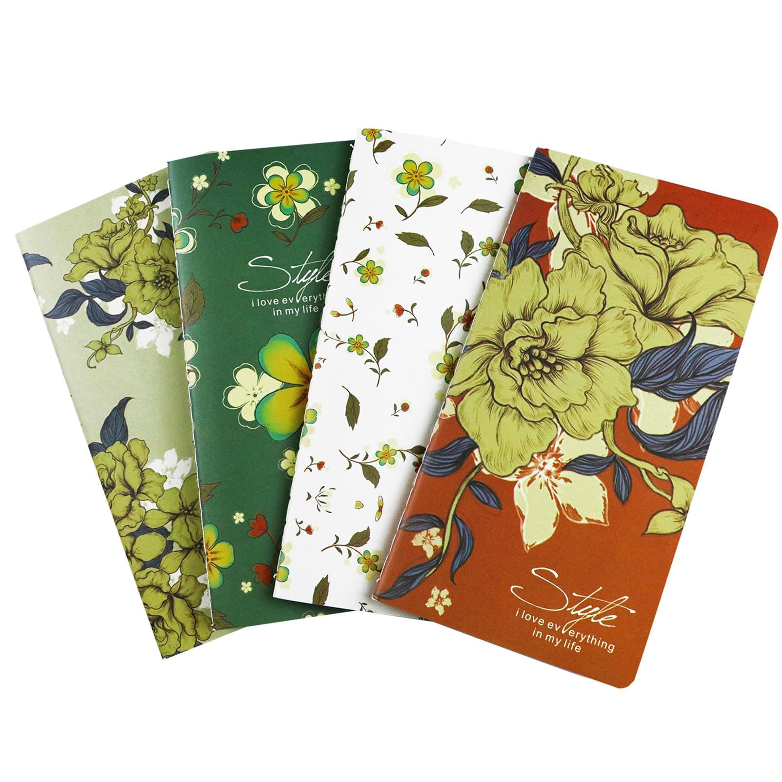 Pocket Notebook Softcover Mini Notebooks 17cm x 9cm Small Memo Notepad Journal Notebook for Men Women Kids Traveler 8 Pcs