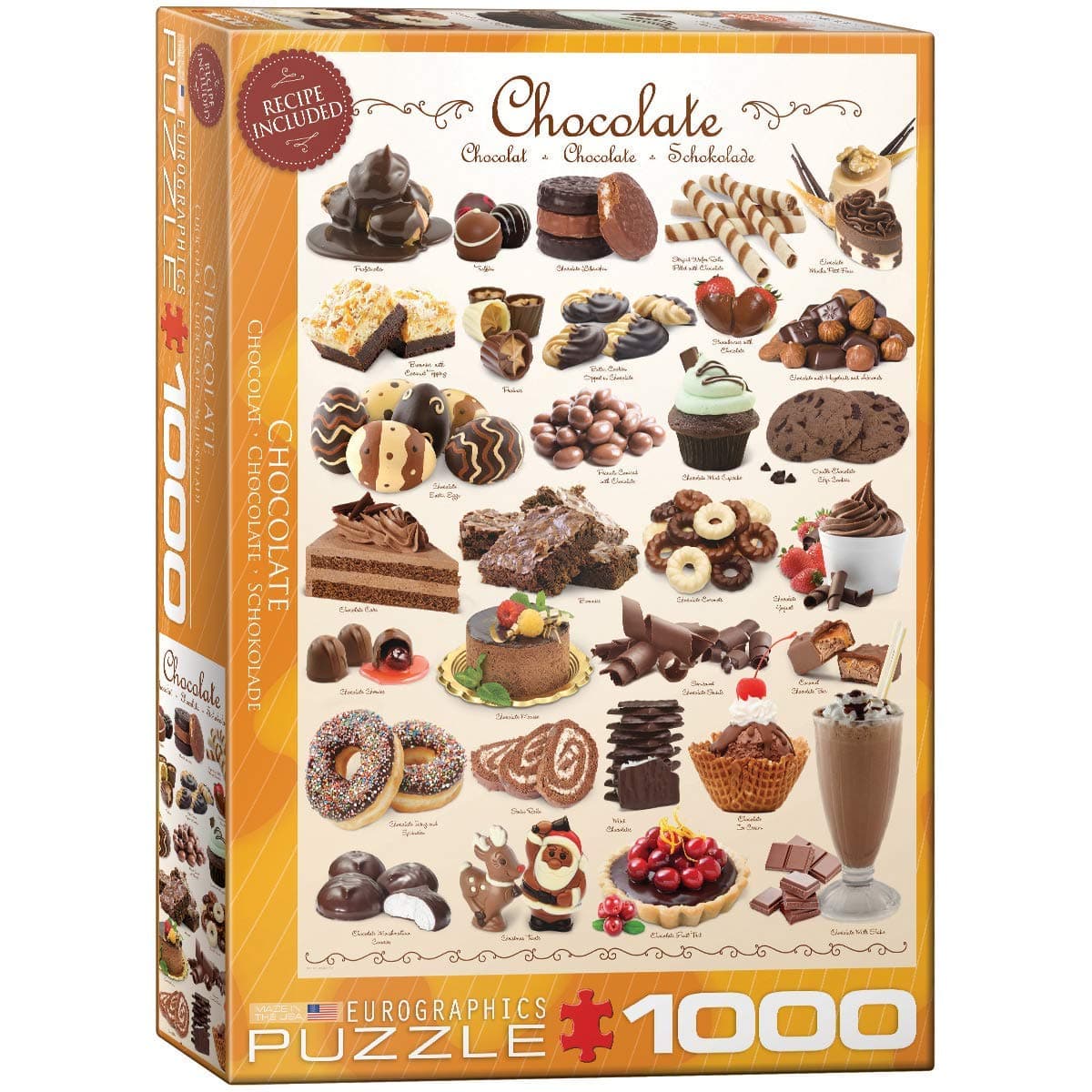 EuroGraphics1000pcs - Chocolate