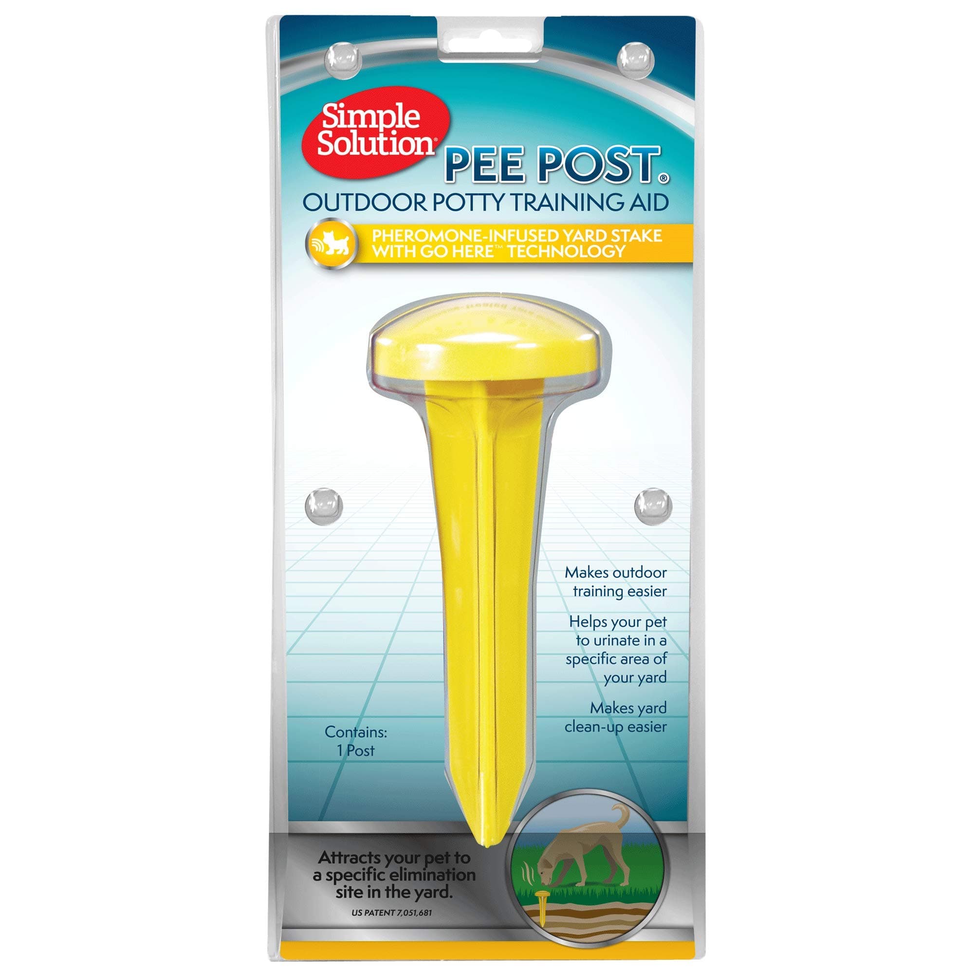 Simple Solution Pee Post Pheromone-Treated Yard Stake