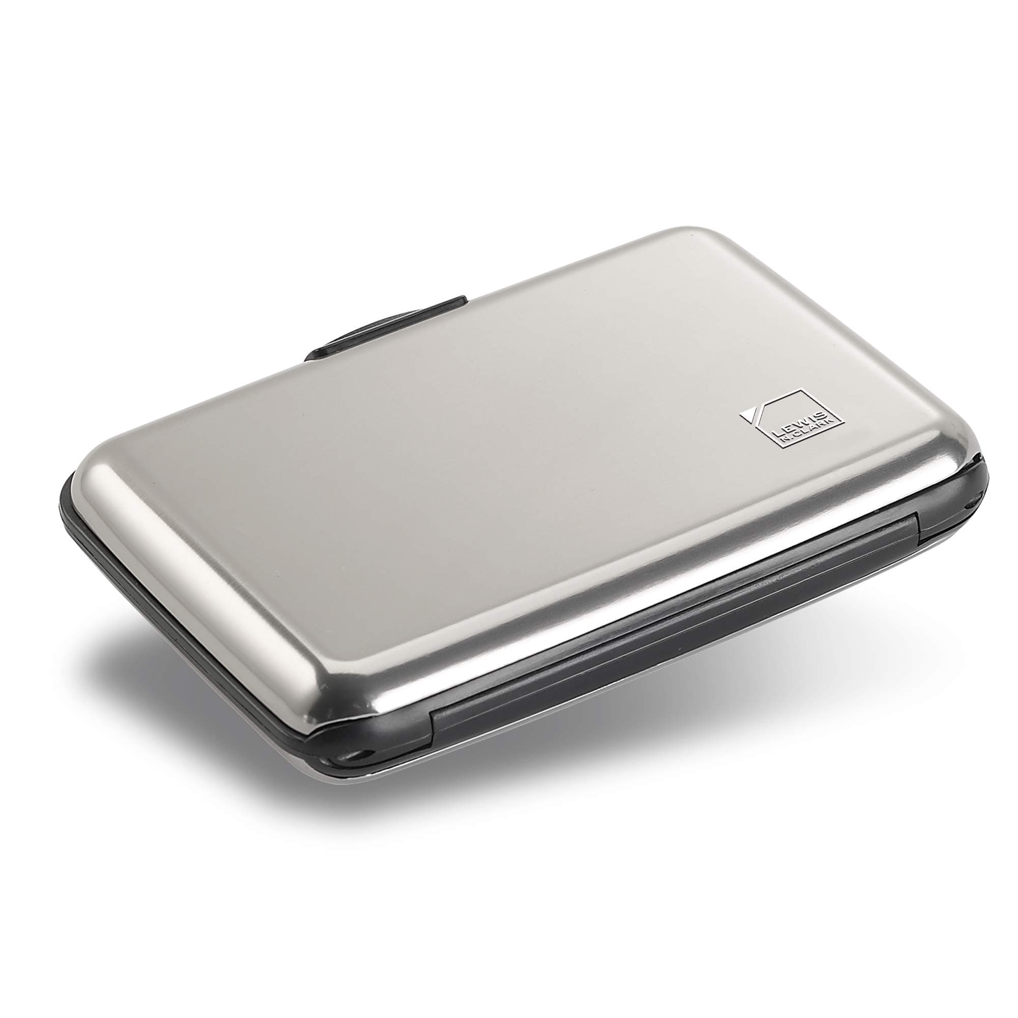 Rfid Aluminum Wallet, Silver, One Size