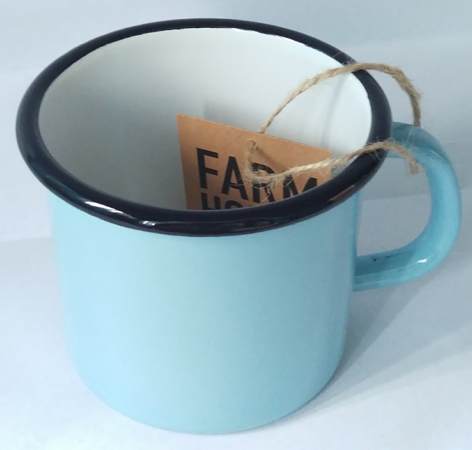 Enamel Mug - Diameter 9cm - Height 8.5cm - Blue